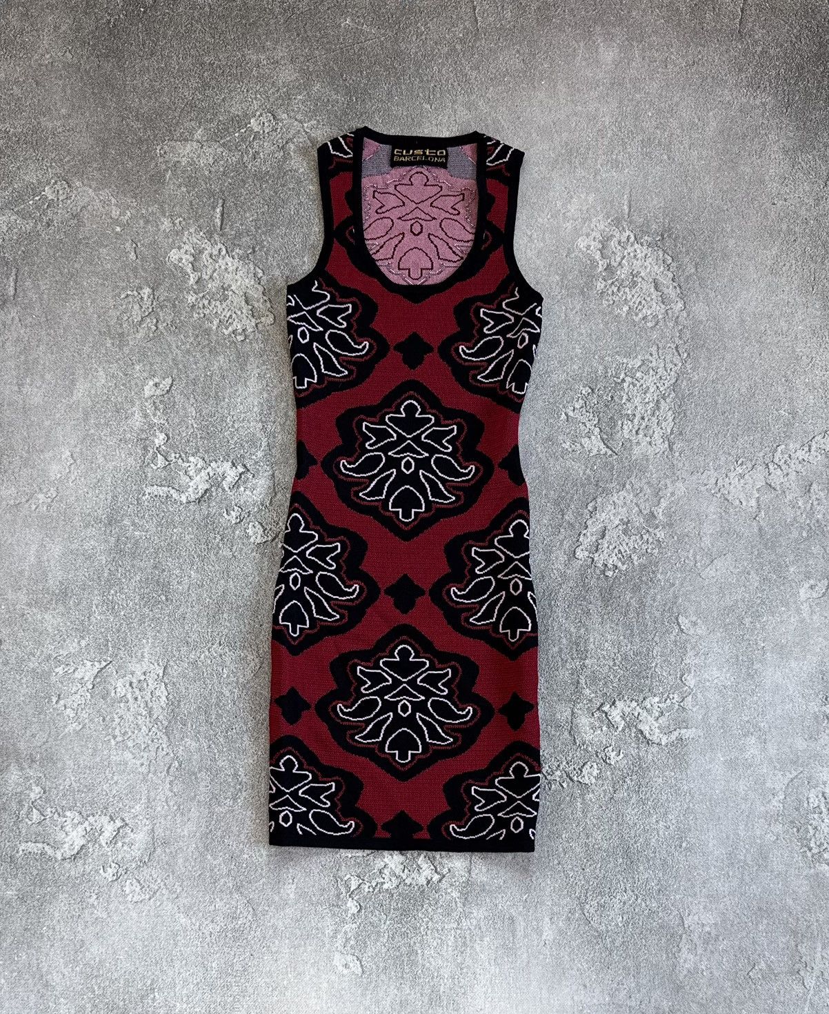 Custo Barcelona Custo Barcelona 1size all printed knitwear mini tank dress Size S / US 4 / IT 40 - 1 Thumbnail