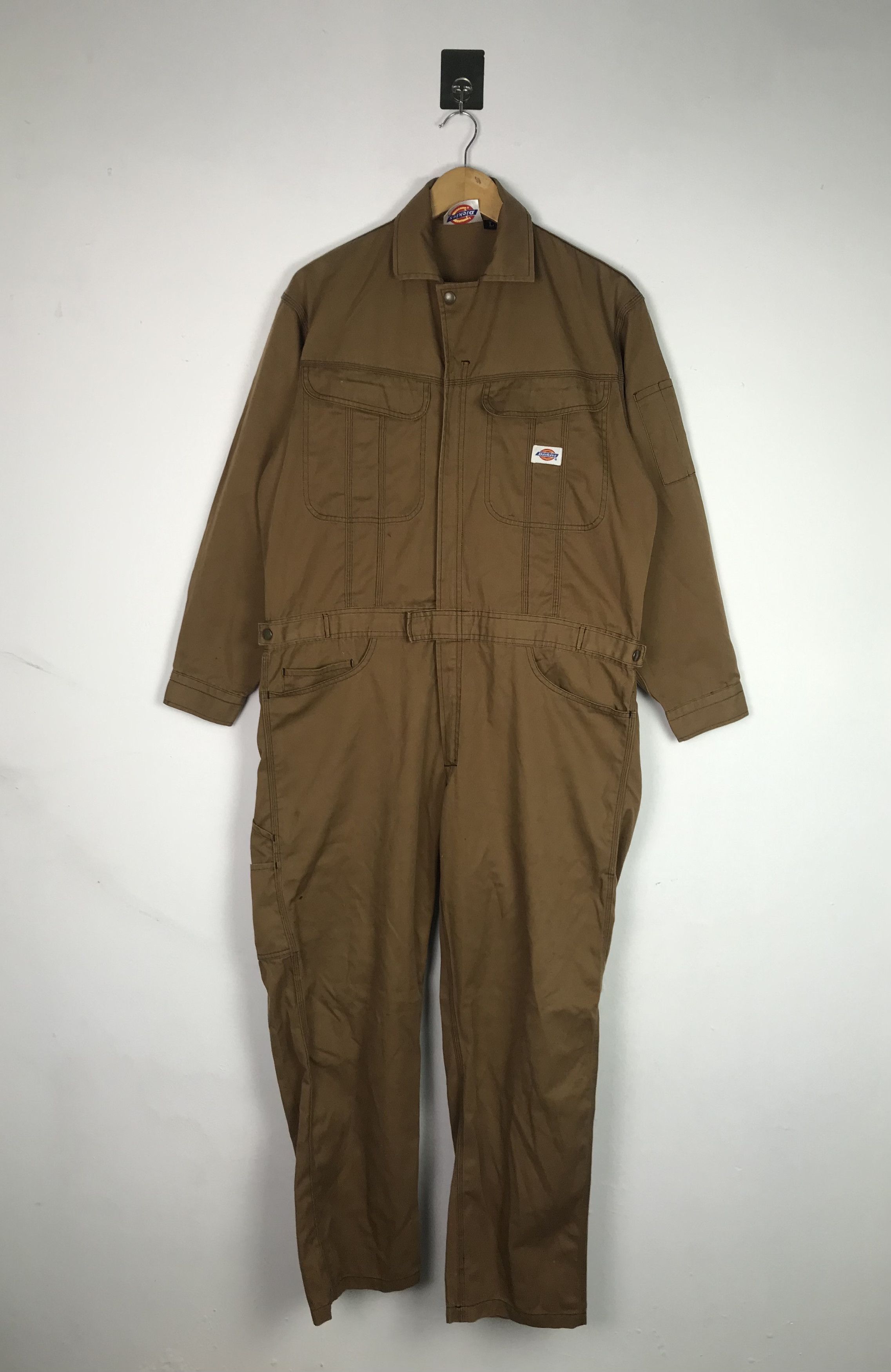 Dickies × Japanese Brand × Vintage Vintage Dikies Rare Design Coveralls Size US 34 / EU 50 - 1 Thumbnail