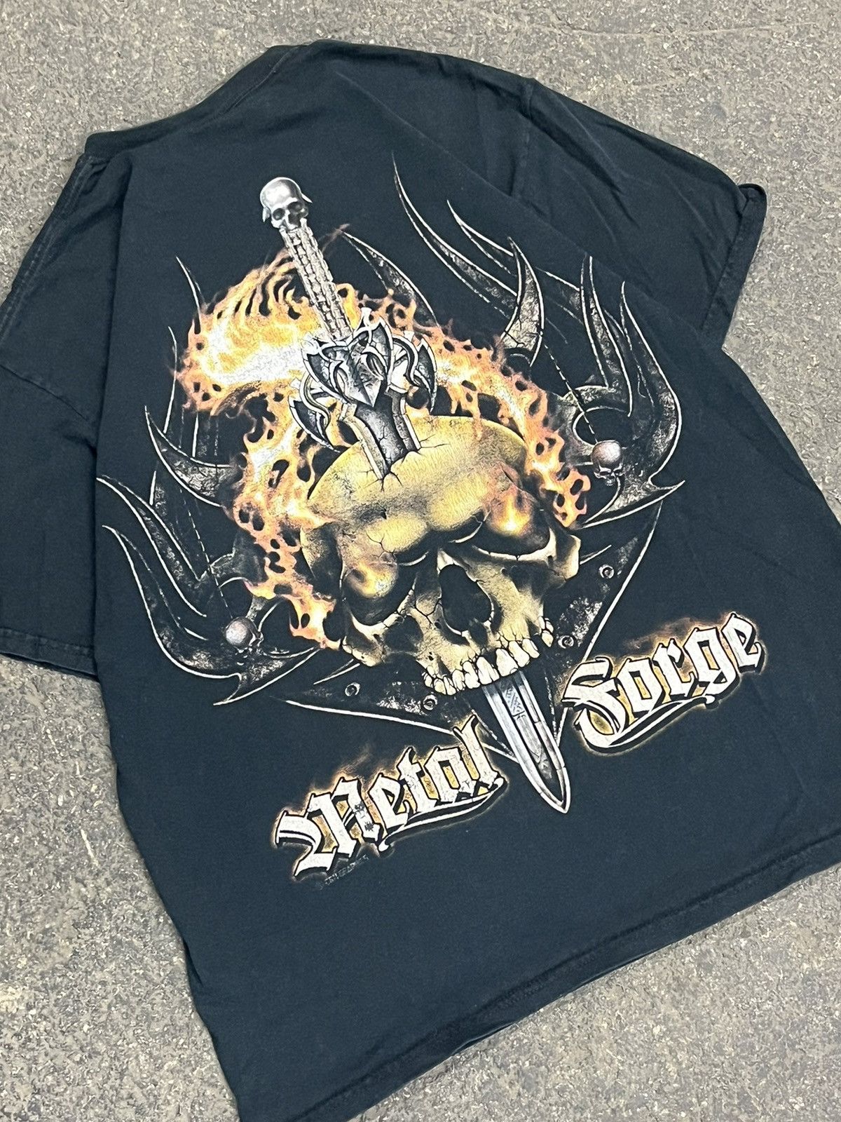 Vintage Vintage band tee grunge skater y2k affliction style rare Size US L / EU 52-54 / 3 - 2 Thumbnail