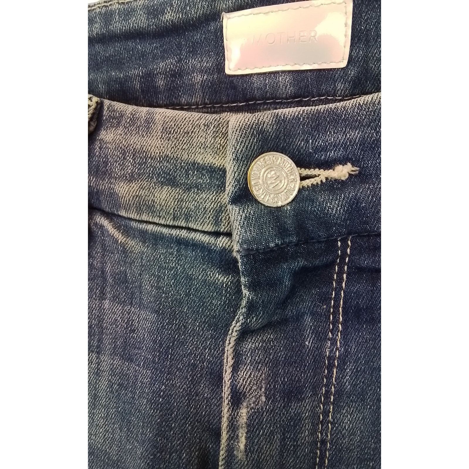 MOTHER Mother "The Looker" Ankle Jean Women's 27" Light Distressed Size 27" / US 4 / IT 40 - 5 Thumbnail