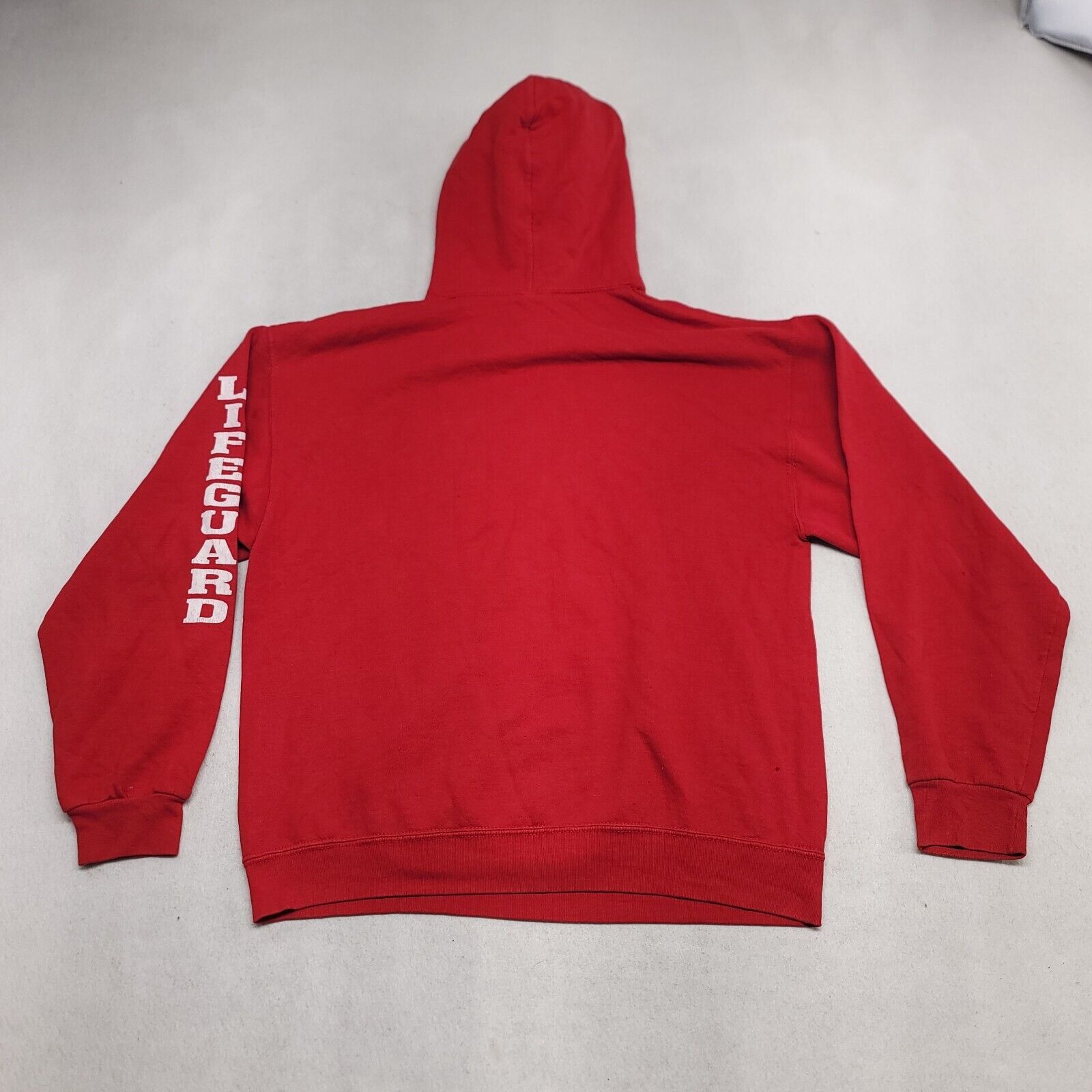 Jerzees Jerzees Lifeguard Casual Long Sleeve Hoodie Mens Size L Red Size US L / EU 52-54 / 3 - 14 Thumbnail
