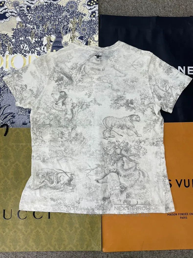Dior Dior Zoo printed short-sleeved T-shirt Size L / US 10 / IT 46 - 3 Thumbnail