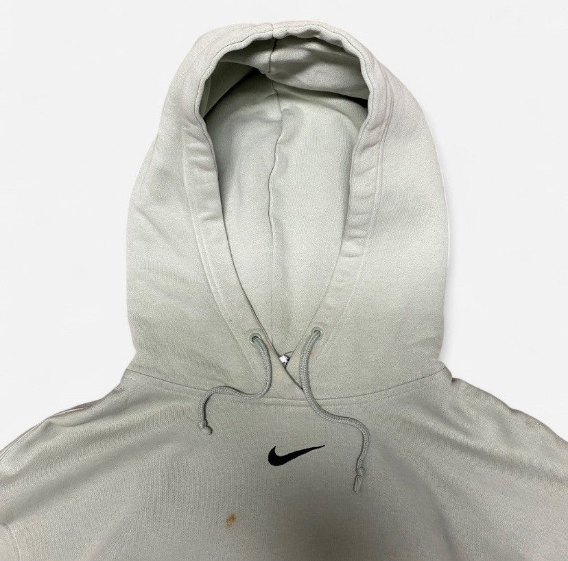Nike Y2K Nike centre swoosh teal boxy hoodie Size US M / EU 48-50 / 2 - 3 Thumbnail