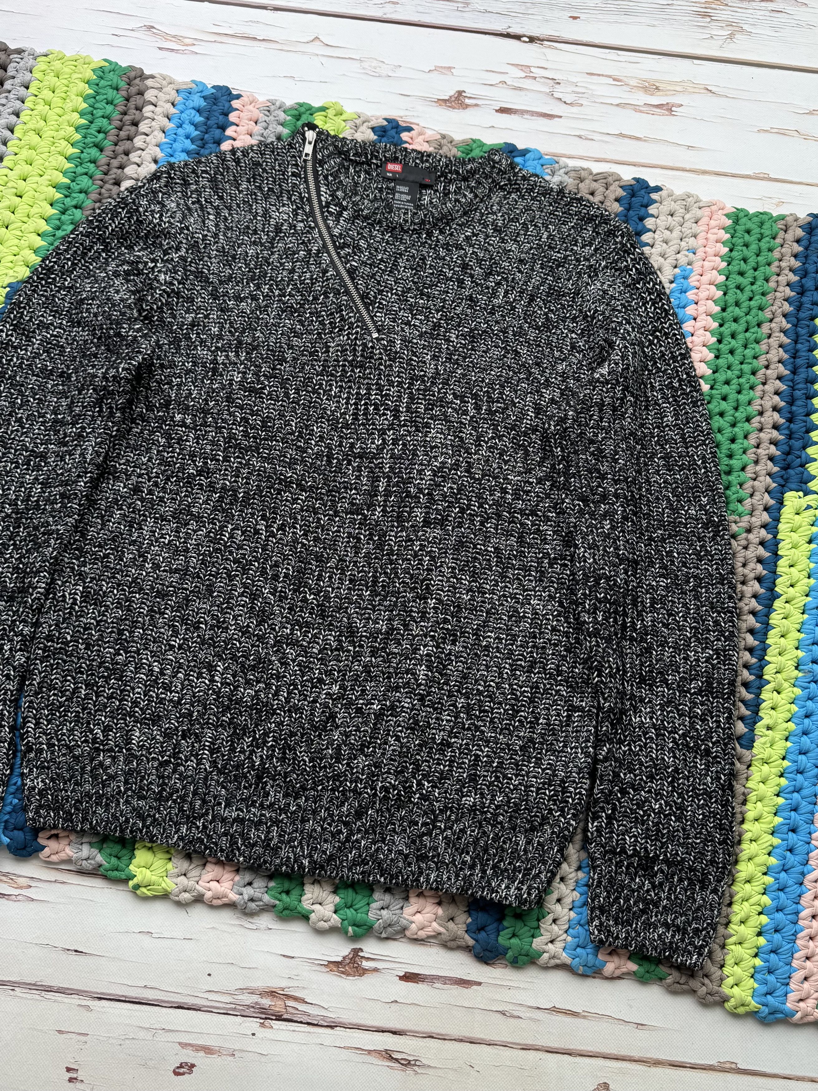 Diesel Diesel Vintage Sweater With Zipper (V250)(D10) Size US L / EU 52-54 / 3 - 3 Thumbnail