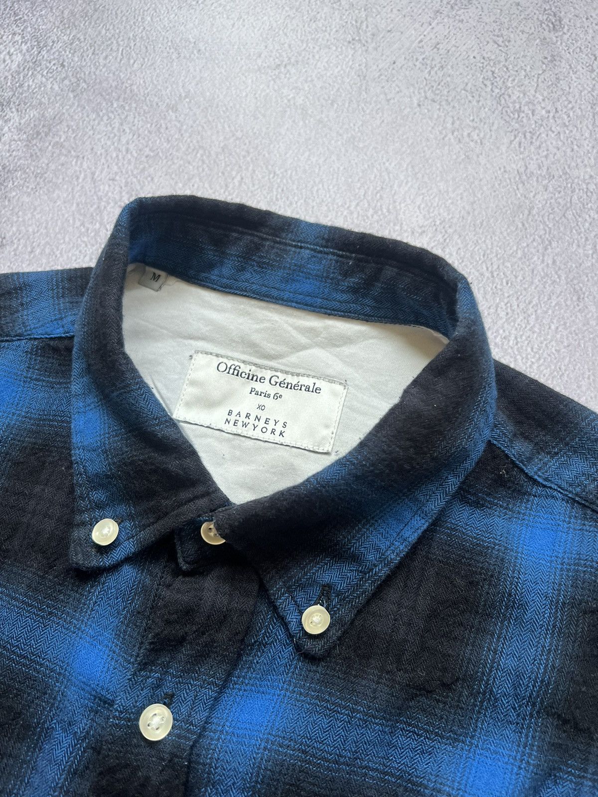 Officine Generale Officine Generale Paris Cotton Flannel Shirt Men’s Size:M Size US M / EU 48-50 / 2 - 5 Thumbnail