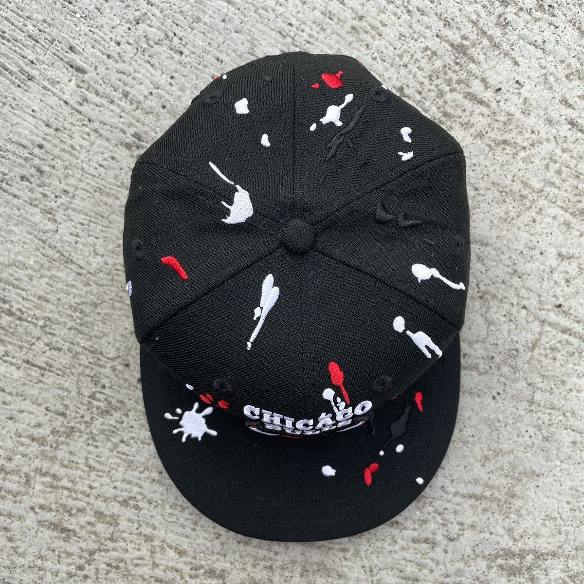 New Era Sick splash Embroidery Chicago bulls hat Size ONE SIZE - 9 Thumbnail