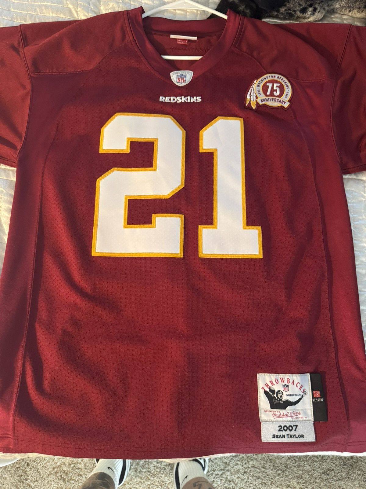 Sean Taylor Redskins 75th Mitchell Ness sz L