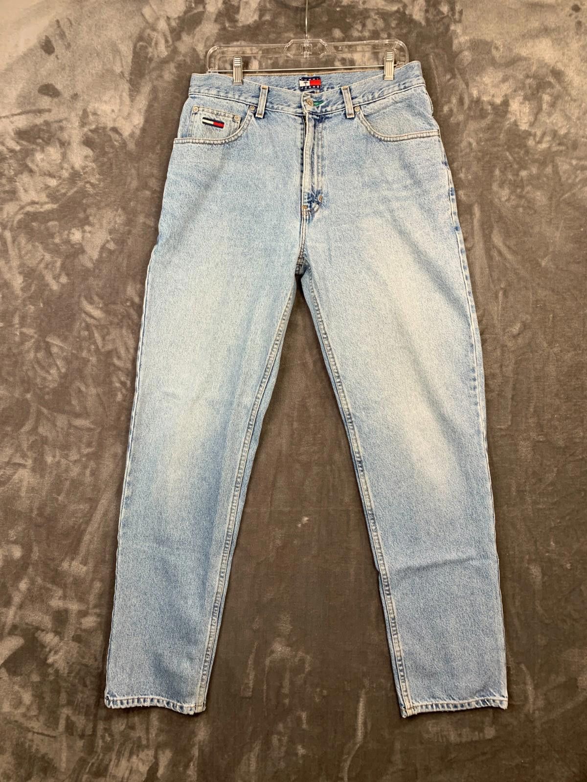 Tommy Hilfiger Tommy Hilfiger Big Flag Patch Jeans Baggy Denim 33/32 (230) Size US 33 - 1 Thumbnail