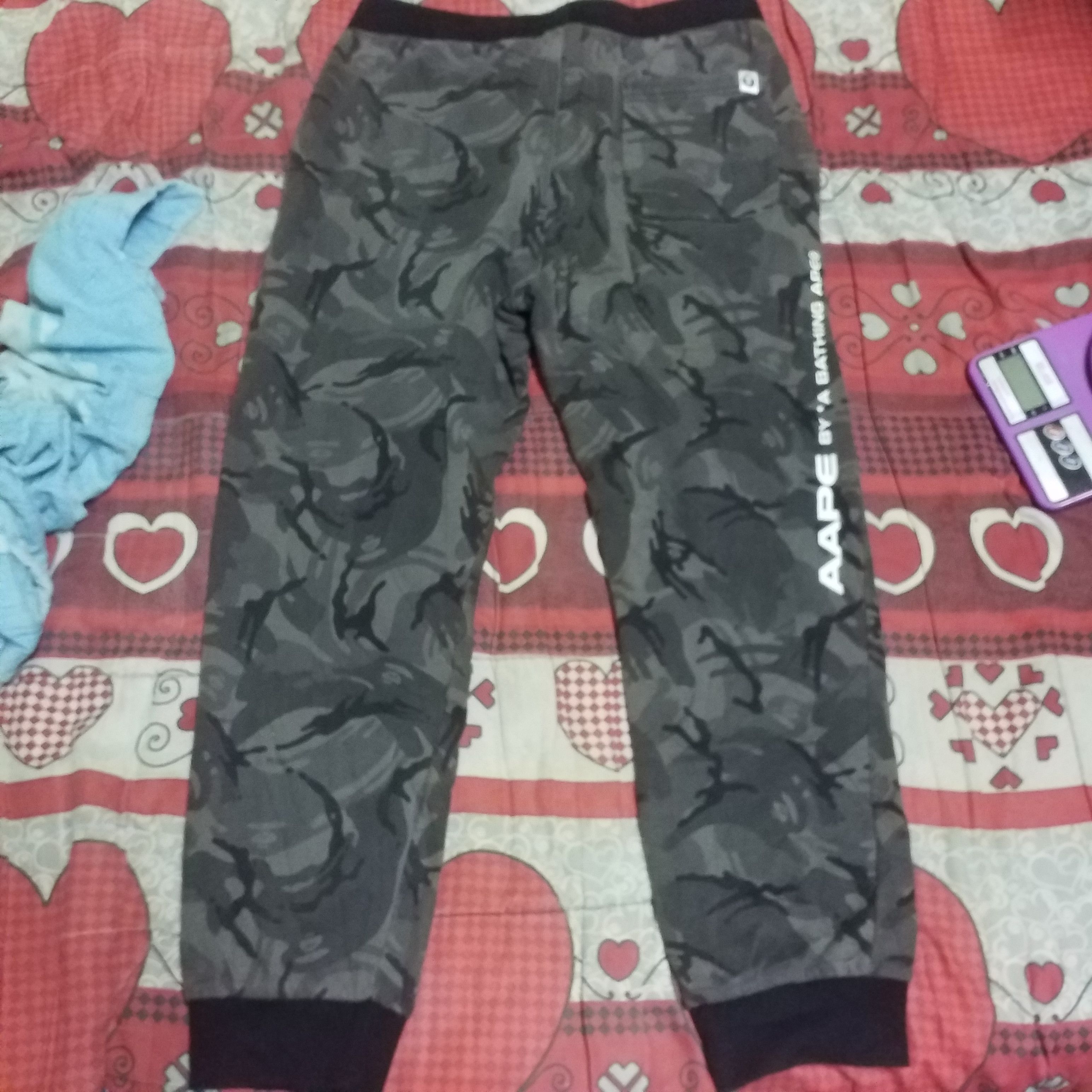 Aape Aape by A Bathing Ape Camo Sweat Pants Size US 32 / EU 48 - 2 Thumbnail