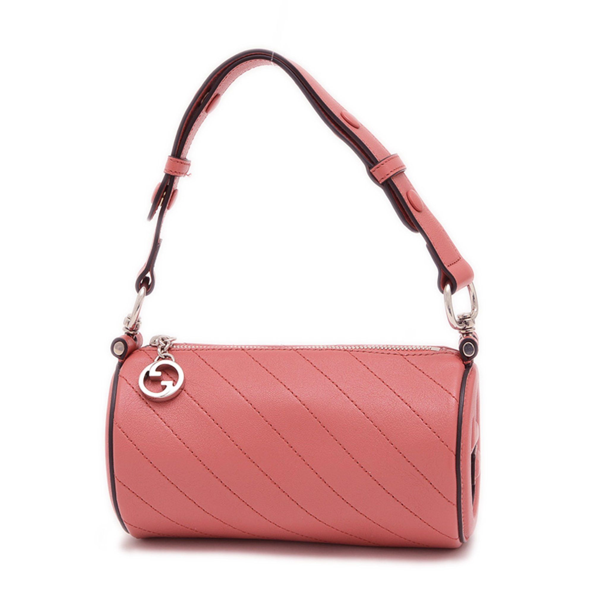 Gucci Blondie Mini Shoulder Bag Leather Pink 760170, Women's