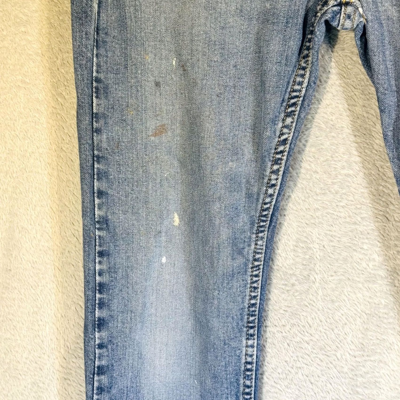 Levi's Levi's 511 Jeans Mens 31x29 Blue Medium Wash Slim Straight Denim Zip Fly Regular 5-Pocket Mens Size US 31 - 6 Thumbnail