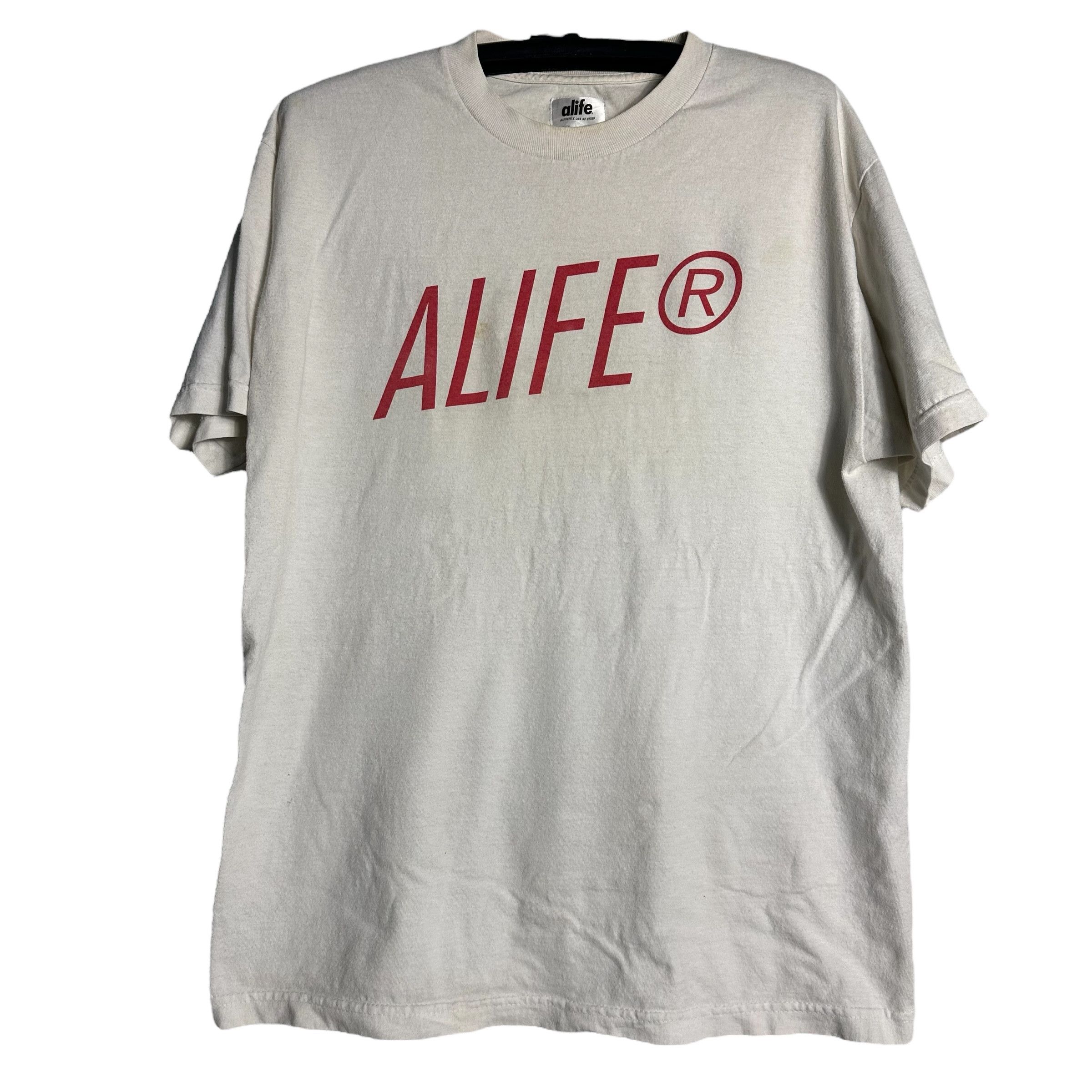Alife 🔥RARE🔥Vintage Alife Style NYC Spell Out T-shirt Size US L / EU 52-54 / 3 - 1 Thumbnail