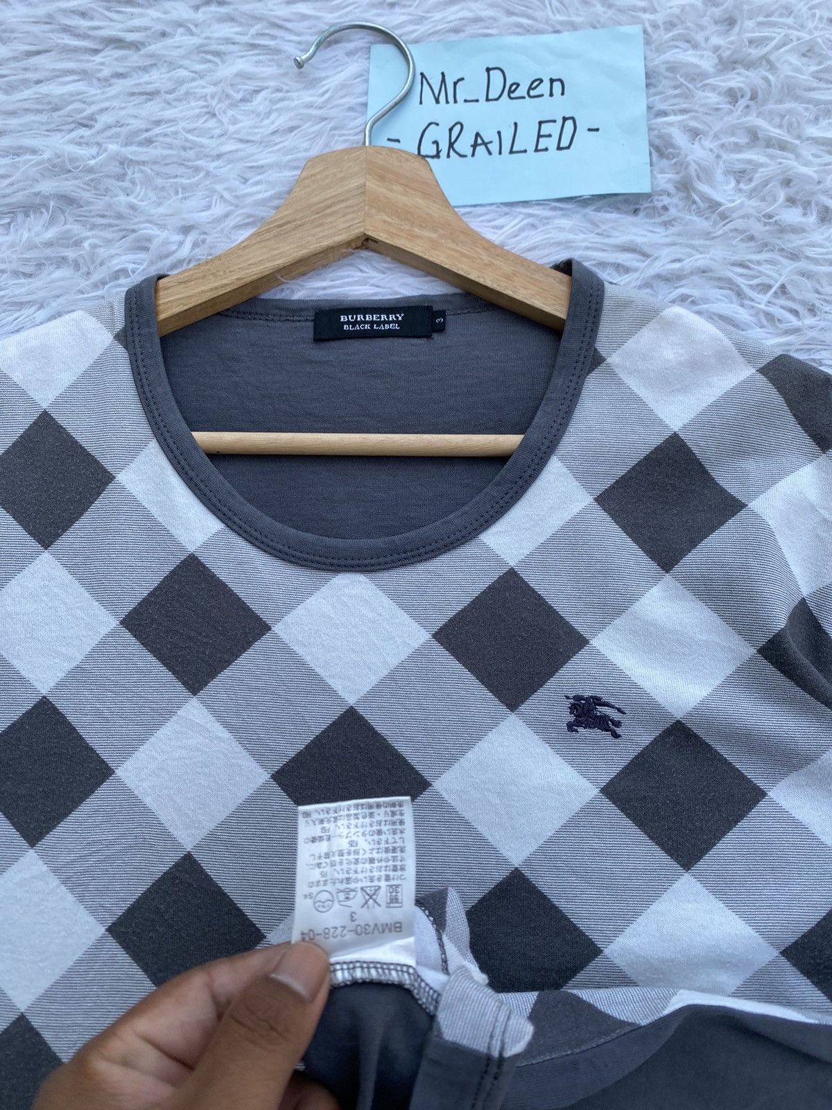 Burberry Rare Vintage Burberry Checkered Tshirt Size US M / EU 48-50 / 2 - 8 Thumbnail