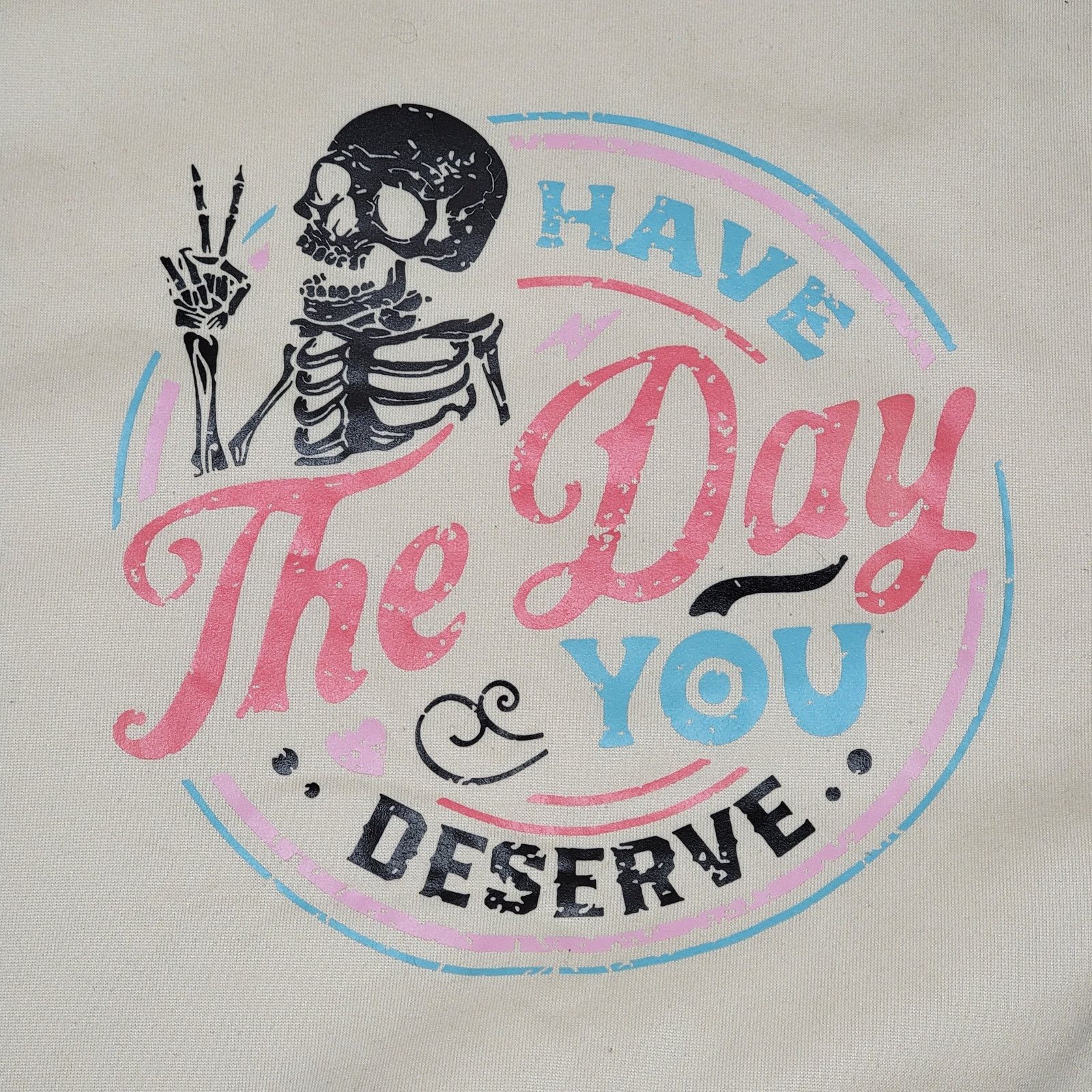 Other Lt. Yellow LS Sweatshirt "Have The Day You Deserve" - XXL Size XXL / US 16-18 / IT 52-54 - 2 Thumbnail