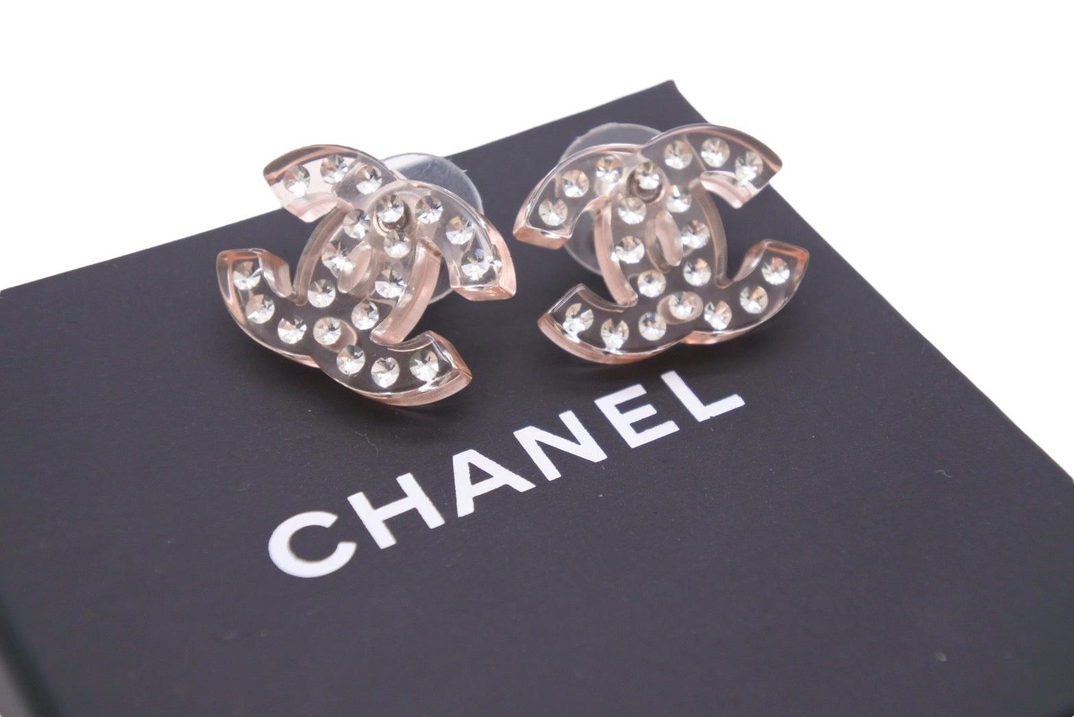 Chanel CHANEL earrings with Coco mark, rhinestones | Grailed Chanel CHANEL earrings with Coco mark, rhinestones | Grailed