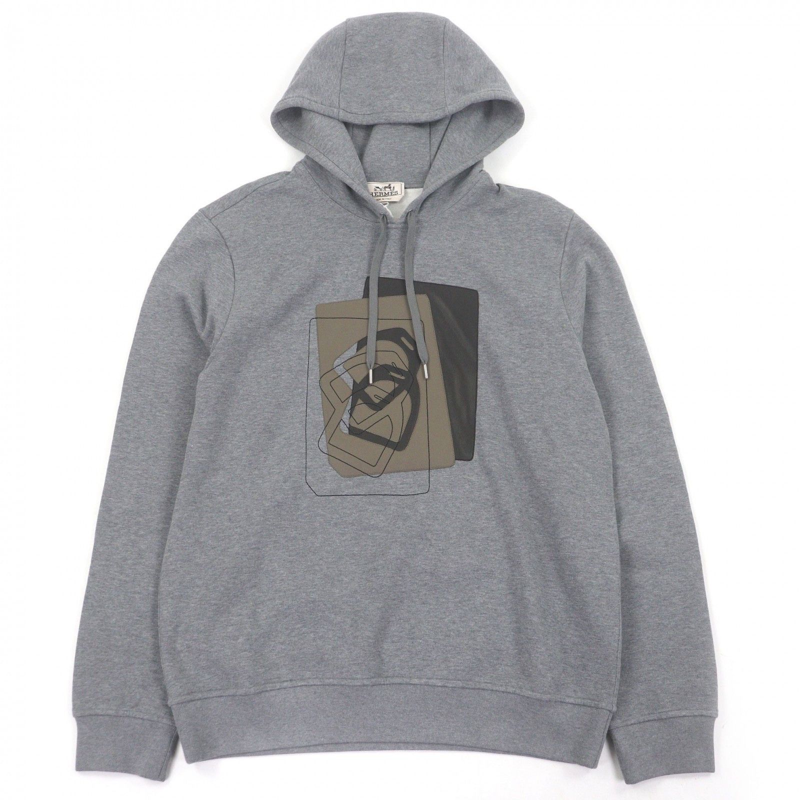 Hermes Hermes Hermes Armored Dekare Cotton Lambskin Hoodie Textile Sweatshirts & Hoodies DUTY FREE for USA Size ONE SIZE - 1 Thumbnail