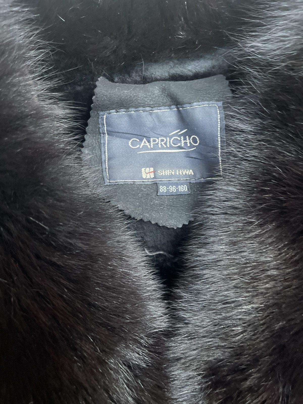 Japanese Brand GARETH Black Suede Fur Collar Japan Label Capricho Shinkawa Size M / US 6-8 / IT 42-44 - 3 Thumbnail