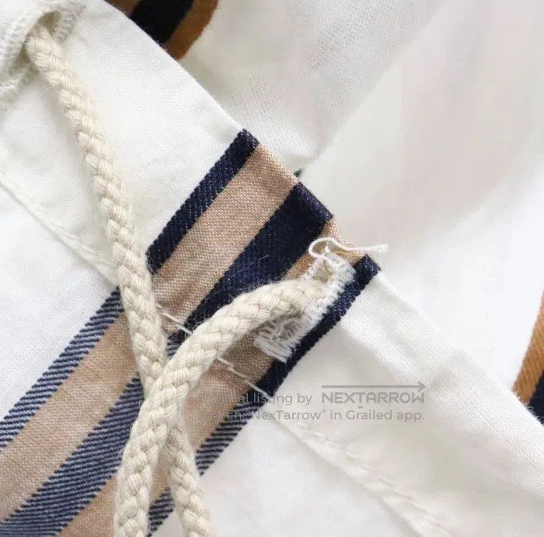 Kapital Kapital Vintage Loose High-Neck Striped T-shirt Size US M / EU 48-50 / 2 - 3 Thumbnail