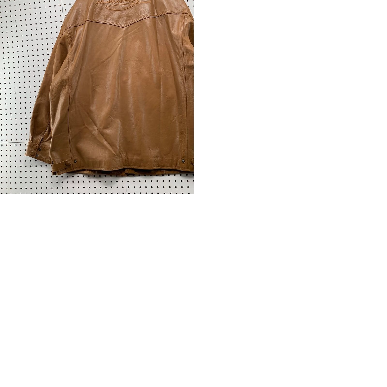 Vintage VINTAGE Davoucci Leather Jacket Men 6XL Brown Hair On Hide 80s 90s Rodeo Western Jacket Size US XXL / EU 58 / 5 - 12 Thumbnail