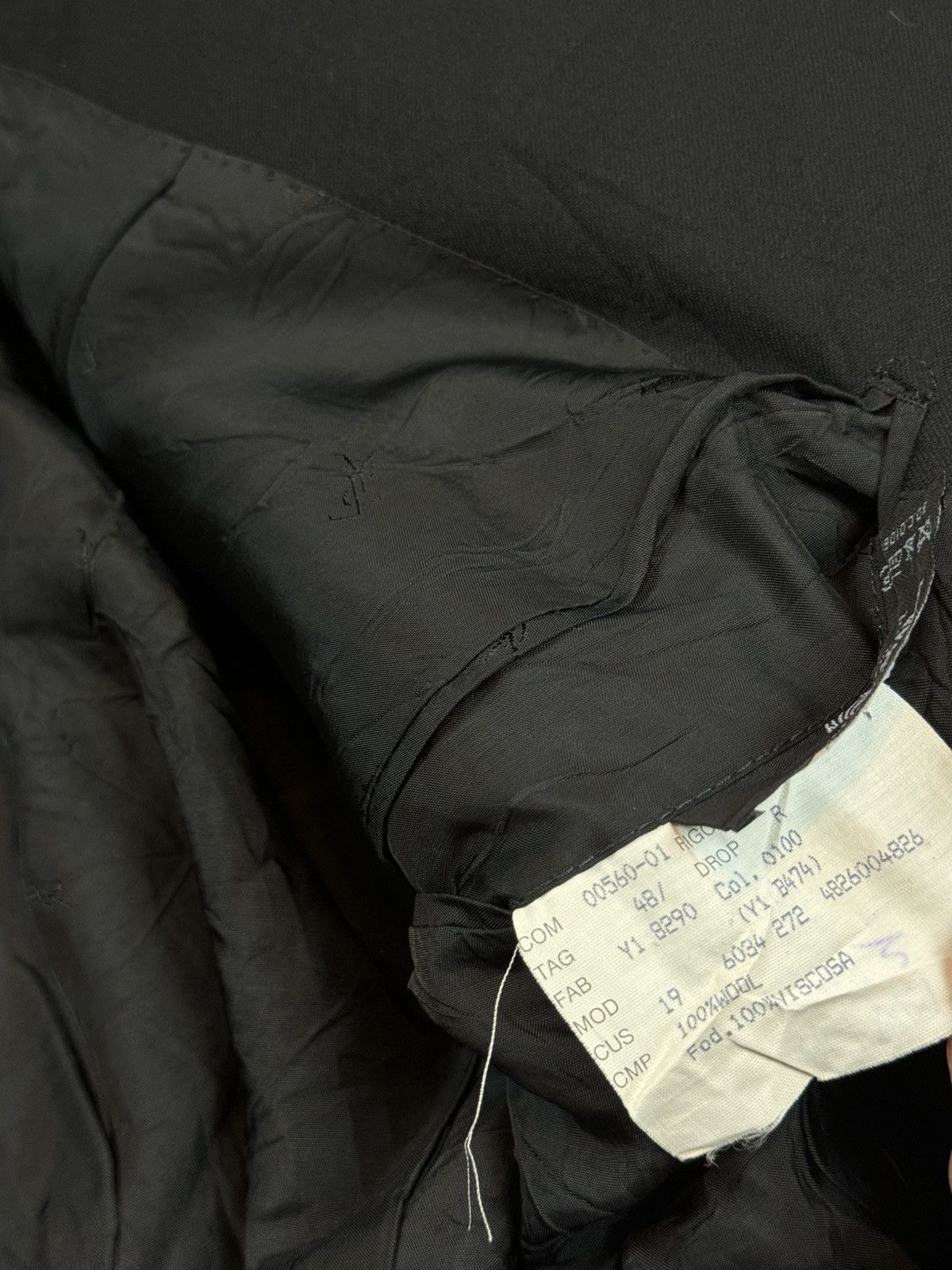 Yves Saint Laurent Vintage wool blazer Yves Saint Laurent original luxury item Size 48L - 3 Thumbnail