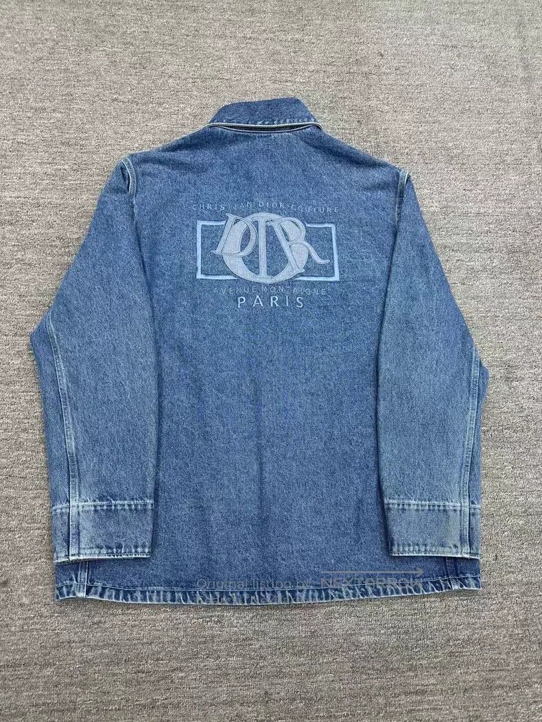 Dior Dior Old letter denim pocket jacket Size US XL / EU 56 / 4 - 2 Thumbnail