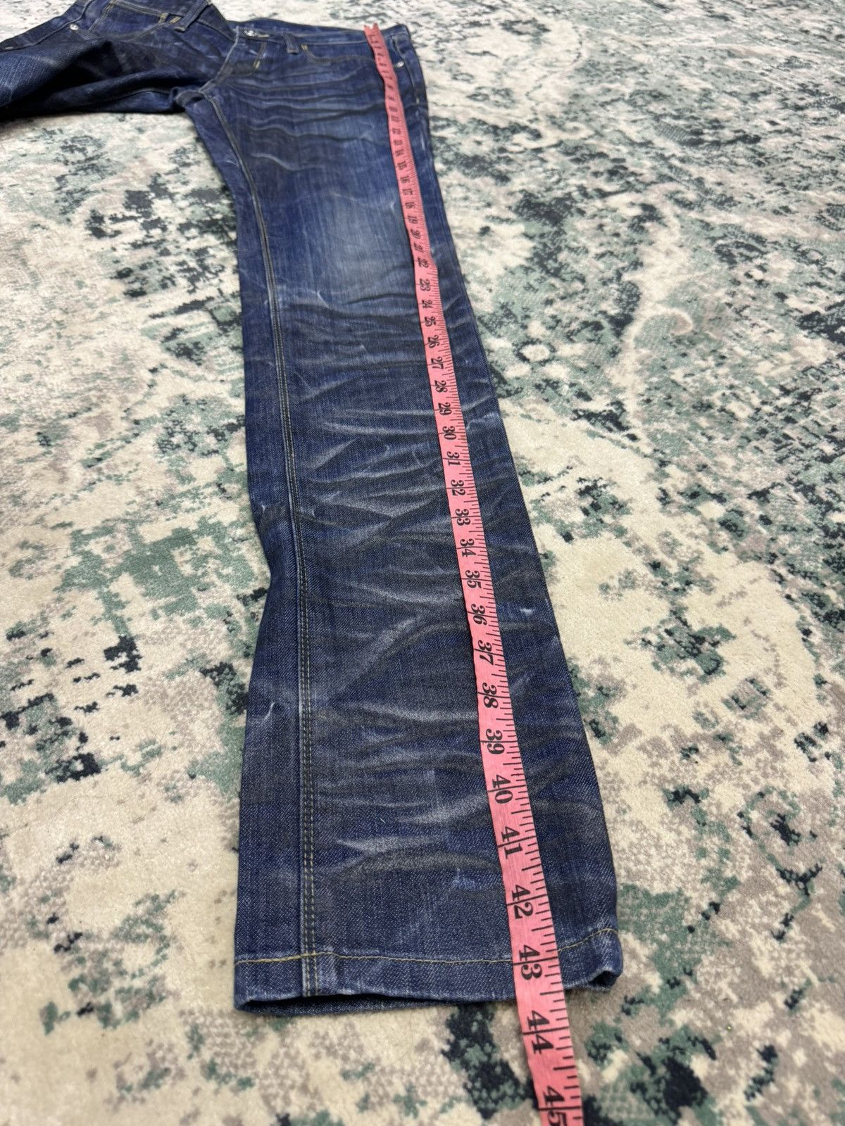 Neil Barrett BLACKBARRETT BY NEIL BARRETT LASER SEASONED SKINNY JEANS Size US 32 / EU 48 - 3 Thumbnail
