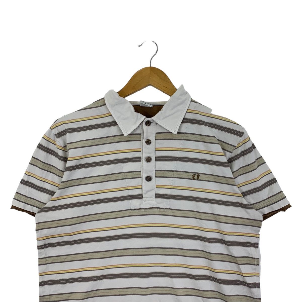 Hang Ten Vintage HANG TEN HAWAII Surf Aloha Striped Polo Size US L / EU 52-54 / 3 - 2 Thumbnail