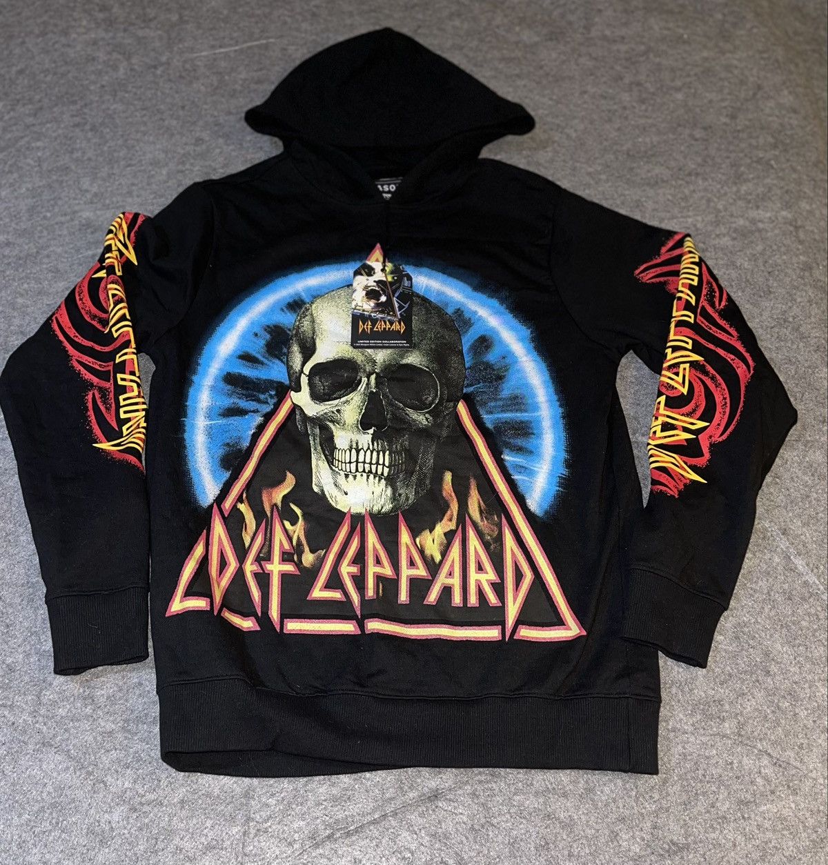Reason Reason X Def Leppard Hoodie Skull Graphic M Size US M / EU 48-50 / 2 - 2 Thumbnail