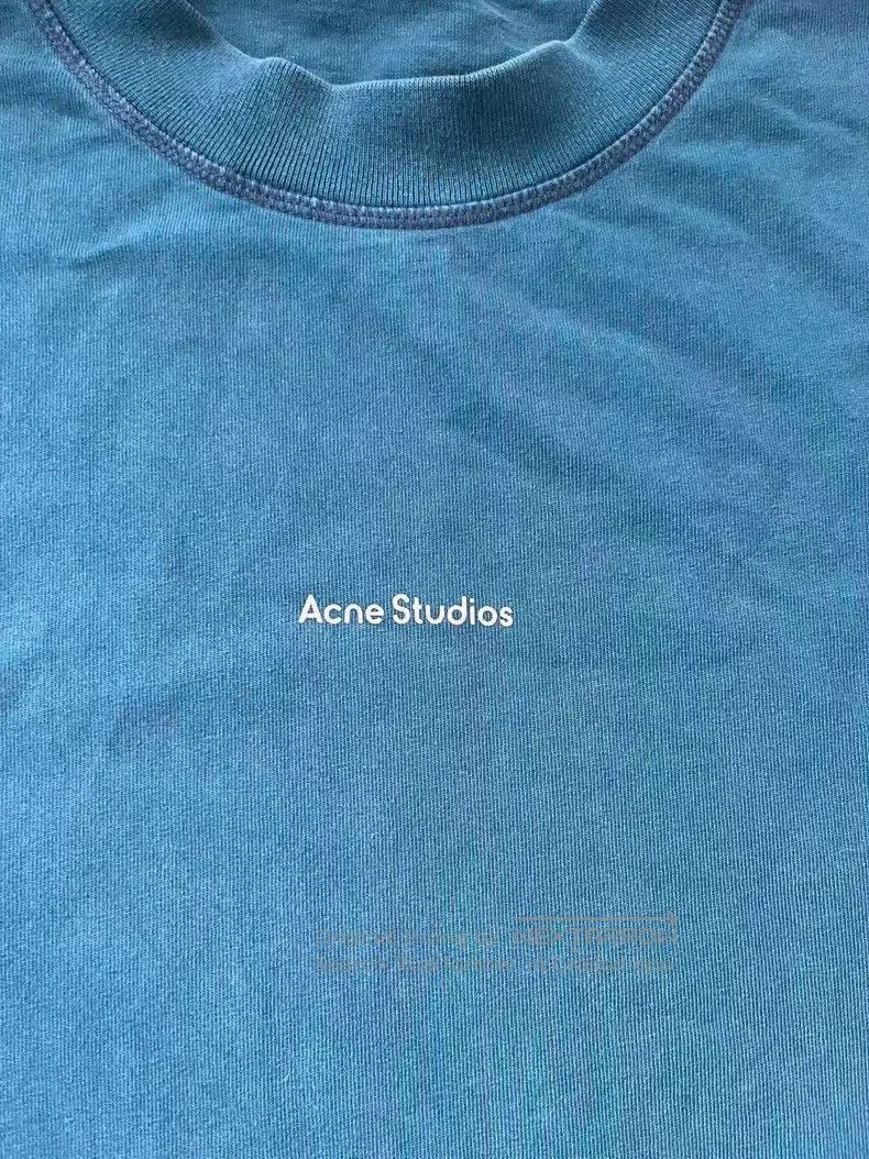 Acne Studios Acne Studios Micro Logo Solid Color Cotton Casual Short Sl Size XL / US 12-14 / IT 48-50 - 3 Thumbnail