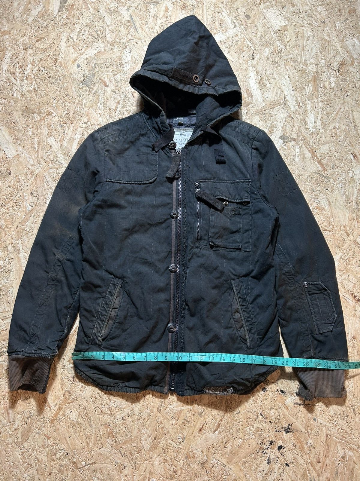 G-Star Vintage Y2K G Star Raw Tactical Zipper Hoodie Size US L / EU 52-54 / 3 - 23 Thumbnail