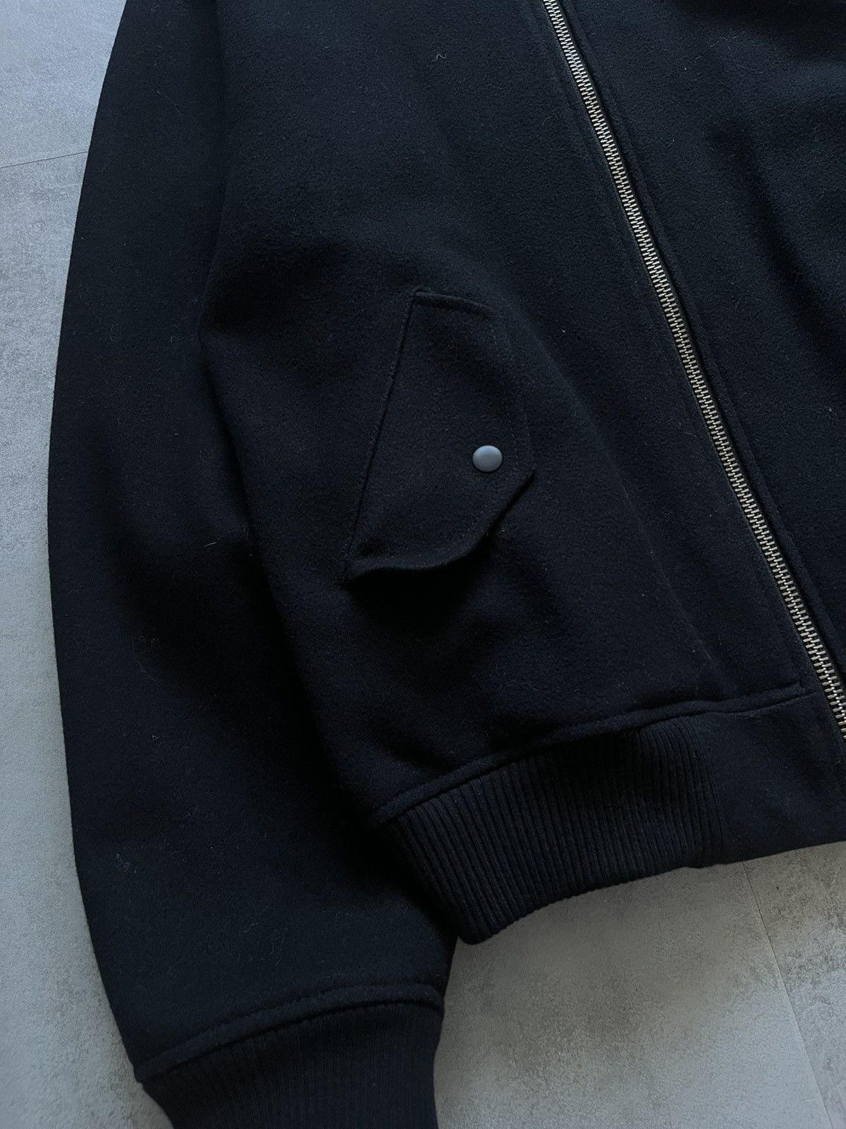 Club Monaco Vintage Club Monaco wool M1 Bomber Jacket Luxury Black L Size US L / EU 52-54 / 3 - 5 Thumbnail