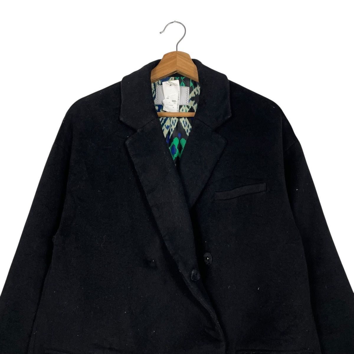 Japanese Brand Japanese Brand Sly Black Overcoat Size M / US 6-8 / IT 42-44 - 2 Thumbnail