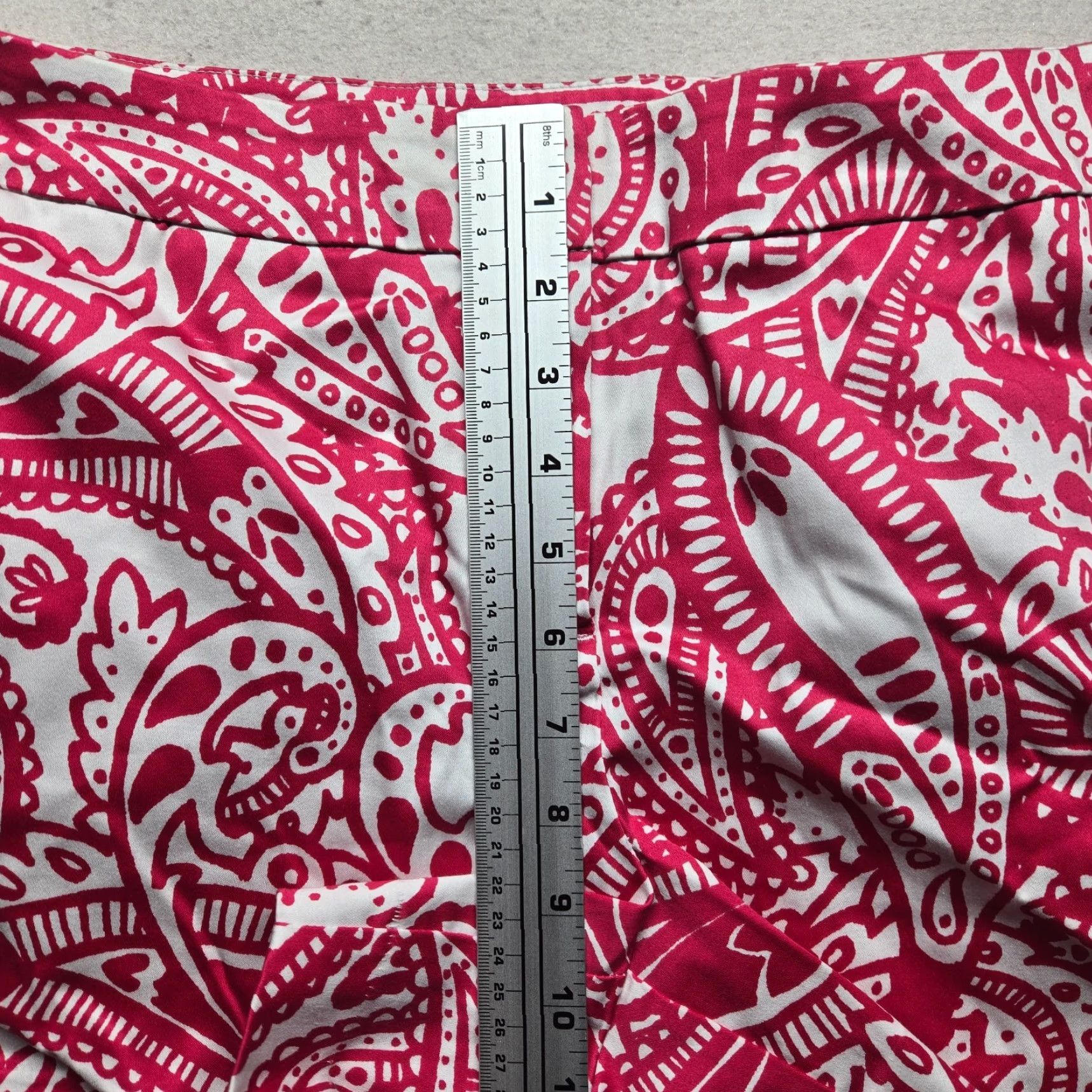 Vintage Kenji Pink Paisley Short Shorts Pants Adult Women's Size 10 Size 32" / US 10 / IT 46 - 7 Thumbnail