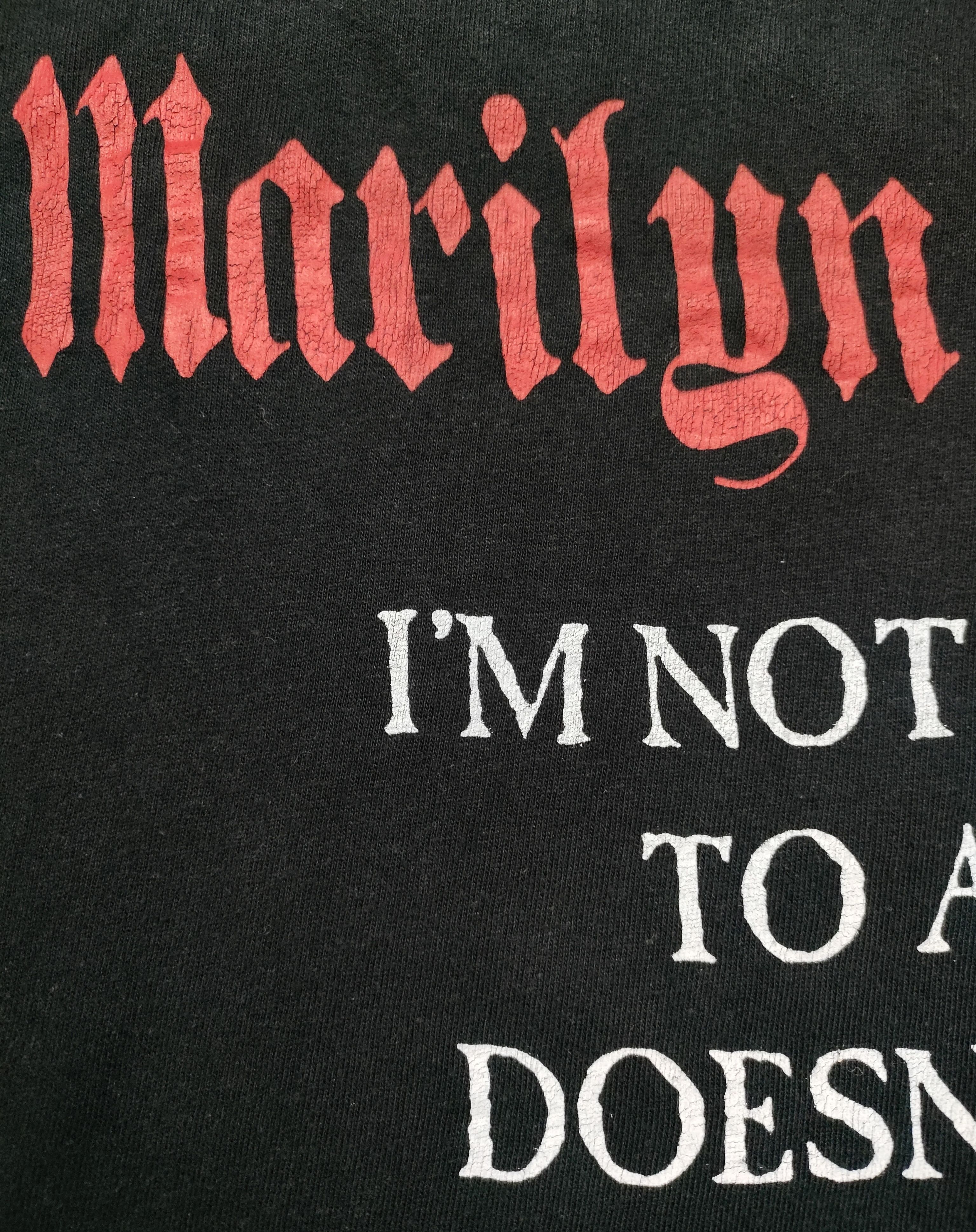 Band Tees Early 00s MARILYN MANSON Vintage Tee Size US XL / EU 56 / 4 - 13 Thumbnail