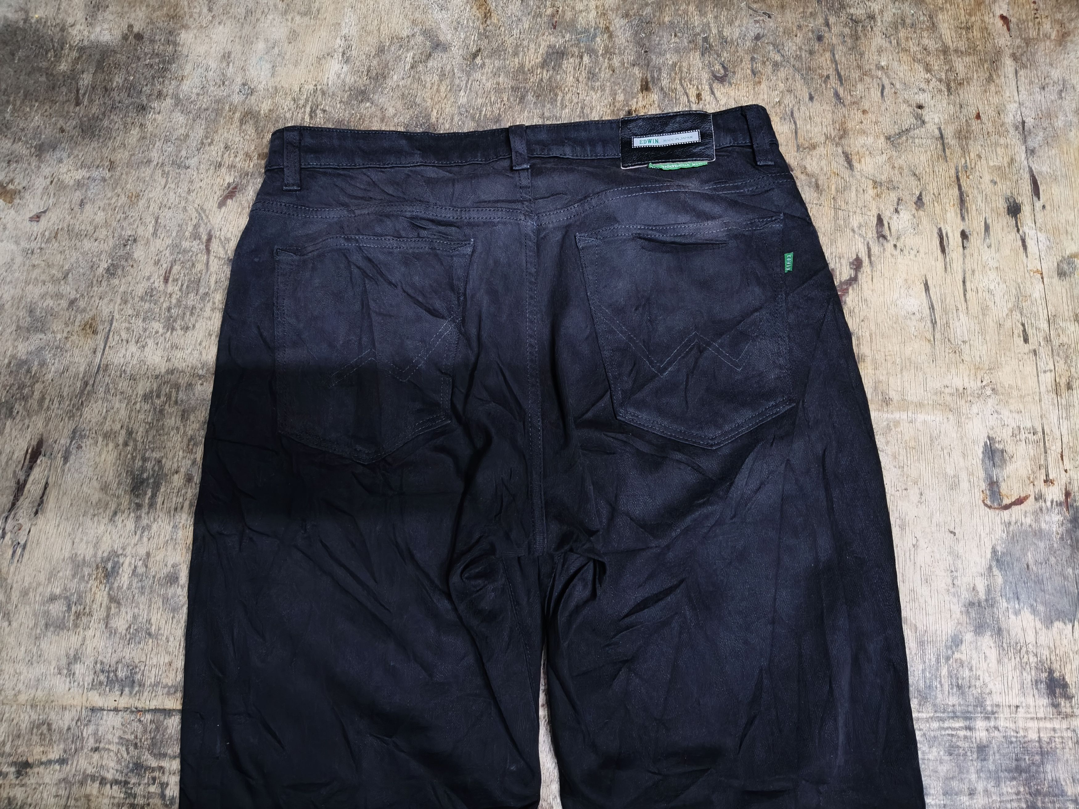 Edwin Edwin Denim Black Pants Size US 34 / EU 50 - 3 Thumbnail