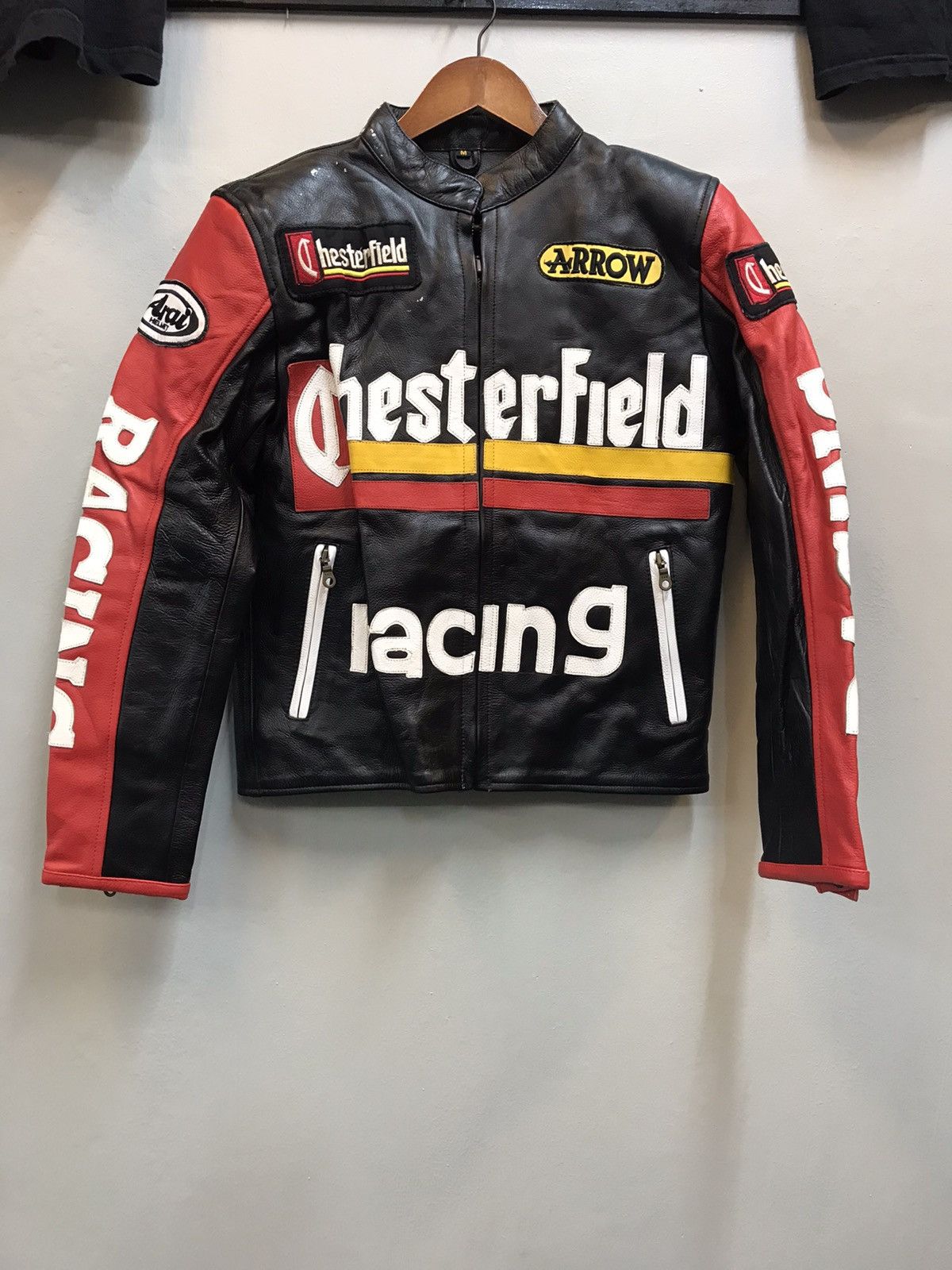 Vintage Chesterfield motorcycles racing leather jacket Size US M / EU 48-50 / 2 - 1 Thumbnail