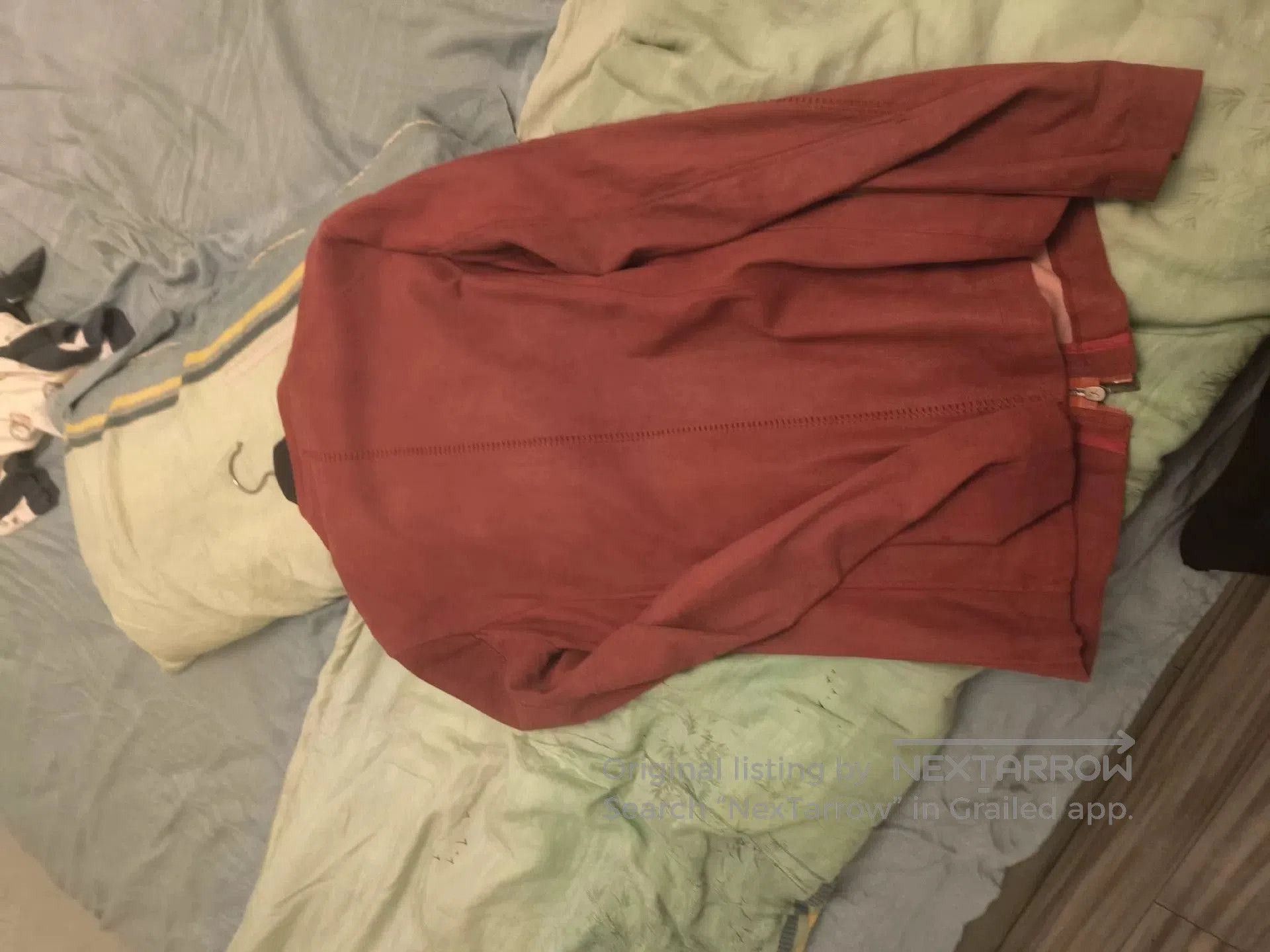 10sei0otto 10SeiOtto Suede Leather Coat. Size M / US 6-8 / IT 42-44 - 8 Thumbnail