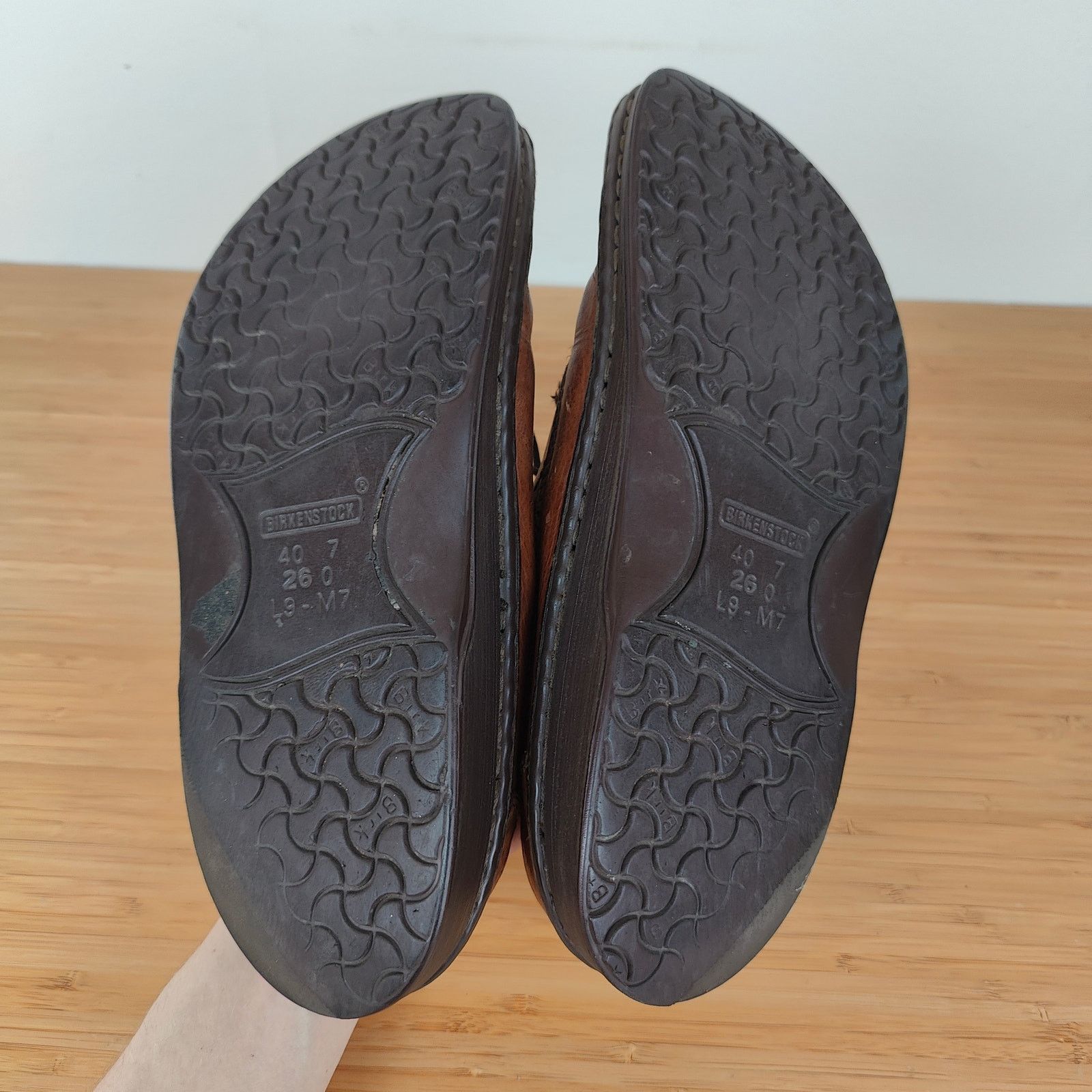 Birkenstock Birkenstock Memphis Loafers Mens 7 Womens 9 Brown Leather Size US 7 / EU 40 - 6 Thumbnail