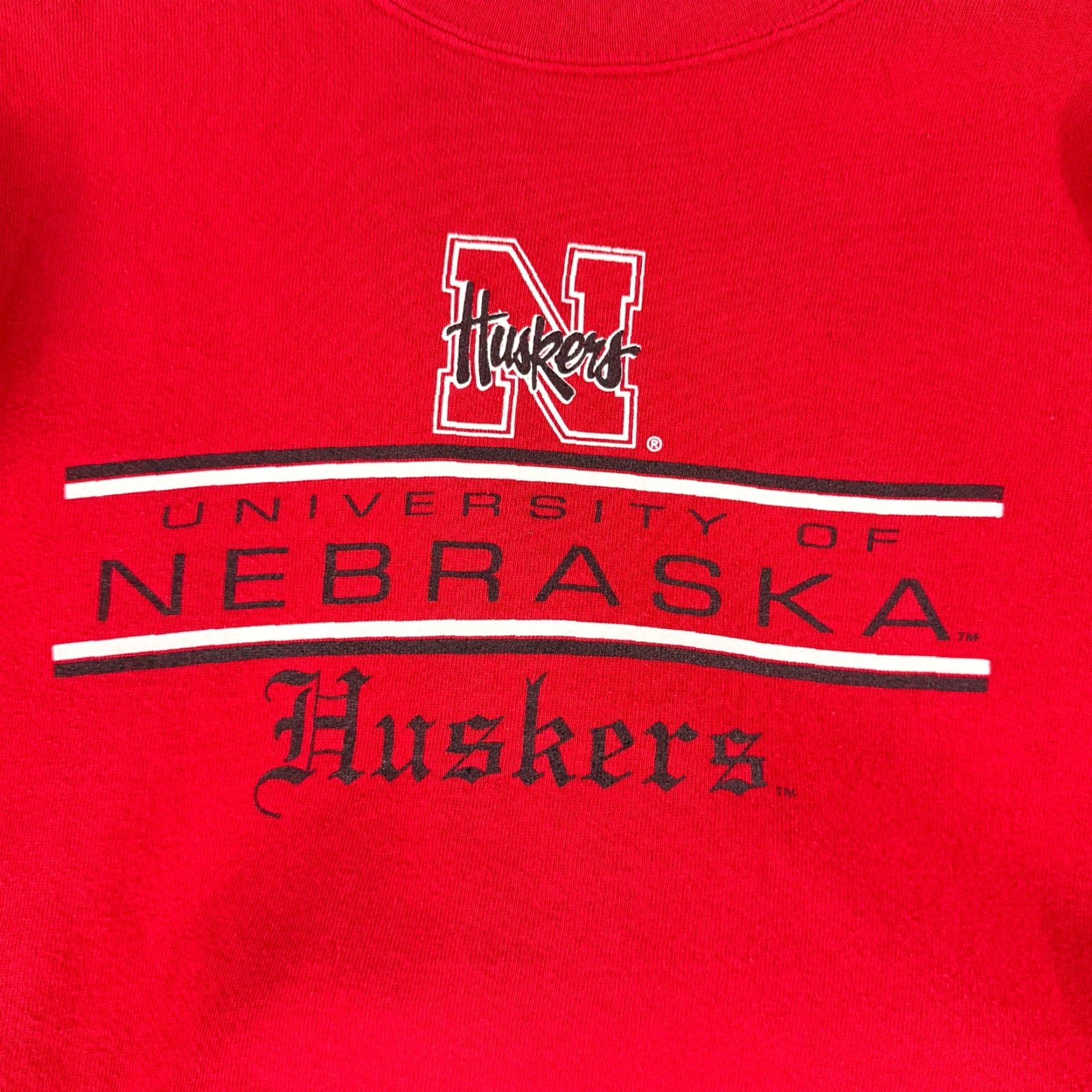 Vintage Vintage University of Nebraska Huskers Sweater Unisex Adult Large Red Crew Neck Size US L / EU 52-54 / 3 - 3 Thumbnail