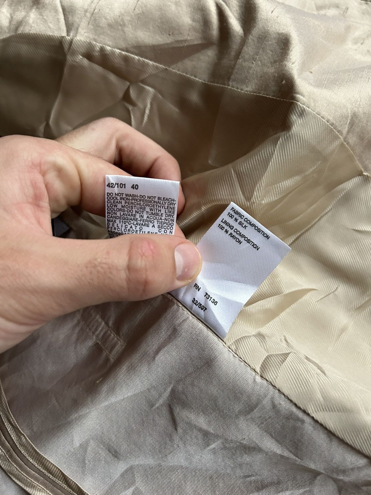 Max Mara Vintage Max Mara Women Solid Jacket Lining Viscosa / Cupro Size M / US 6-8 / IT 42-44 - 10 Thumbnail