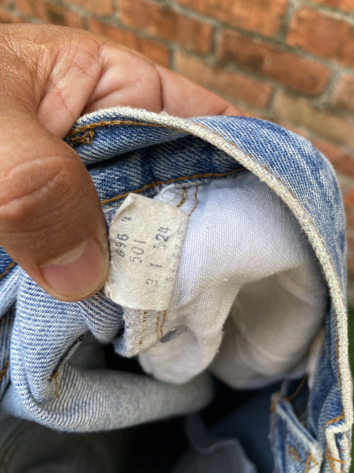 Levi's × Levi's Vintage Clothing × Vintage W31x30.5 vintage levi's 501 redline made in USA #6 Size US 31 - 9 Thumbnail