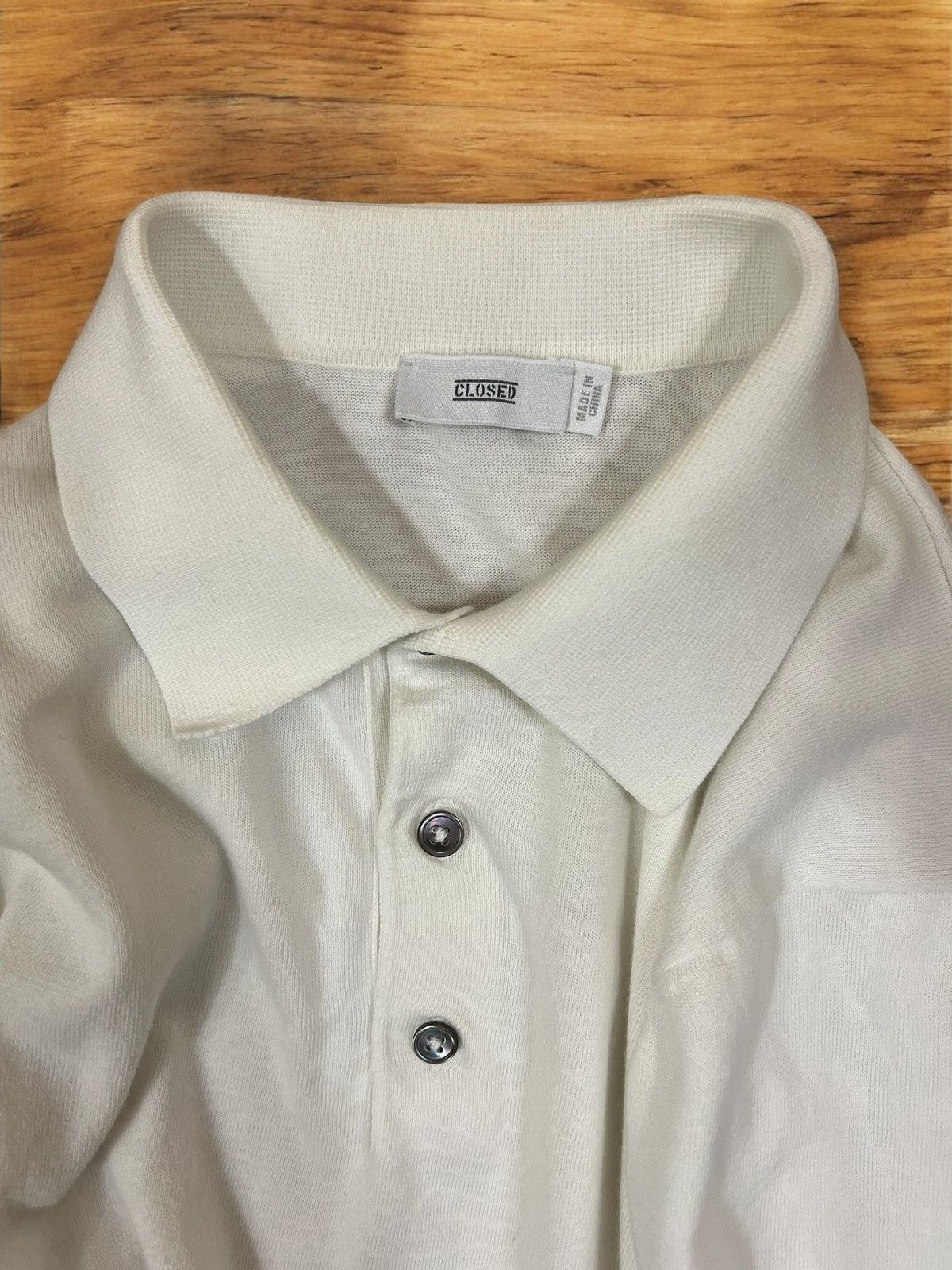 CLOSED Closed white polo shirt size M Size US M / EU 48-50 / 2 - 5 Thumbnail