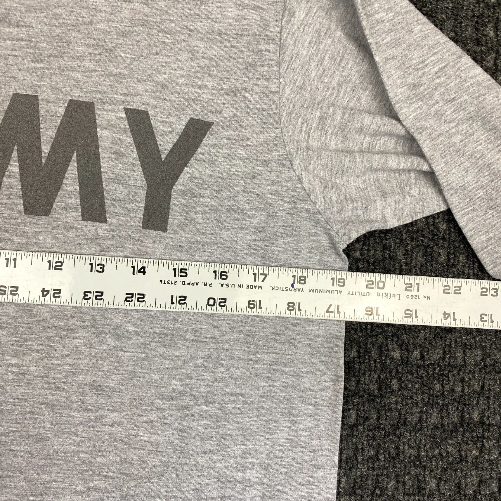Vintage ARMY IPFU Shirt Long Sleeve Mock Neck Gray Medium Made in USA Spellout Size US M / EU 48-50 / 2 - 3 Thumbnail
