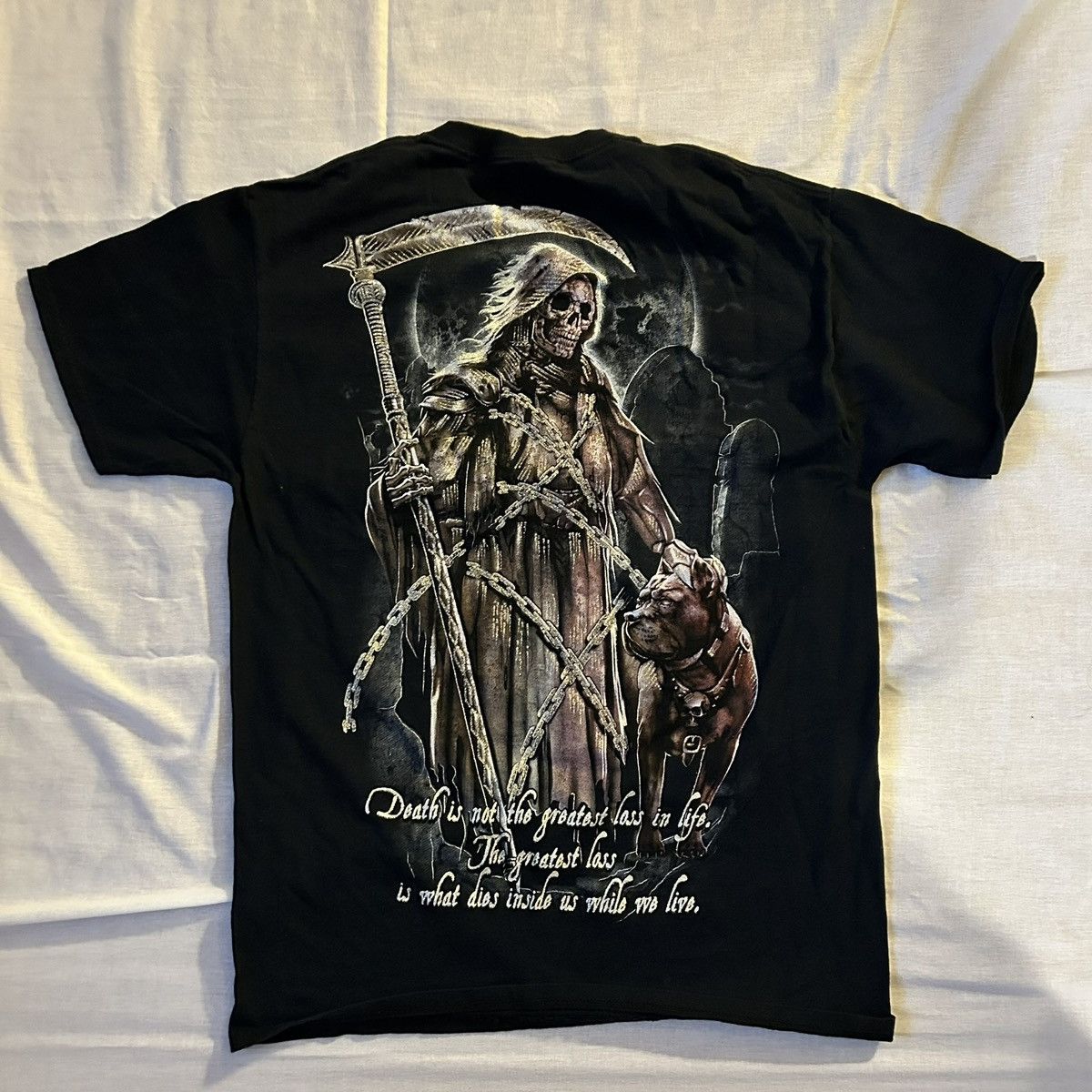 Other × Vintage Vintage Sparkly Skeleton Tee Size US M / EU 48-50 / 2 - 2 Thumbnail