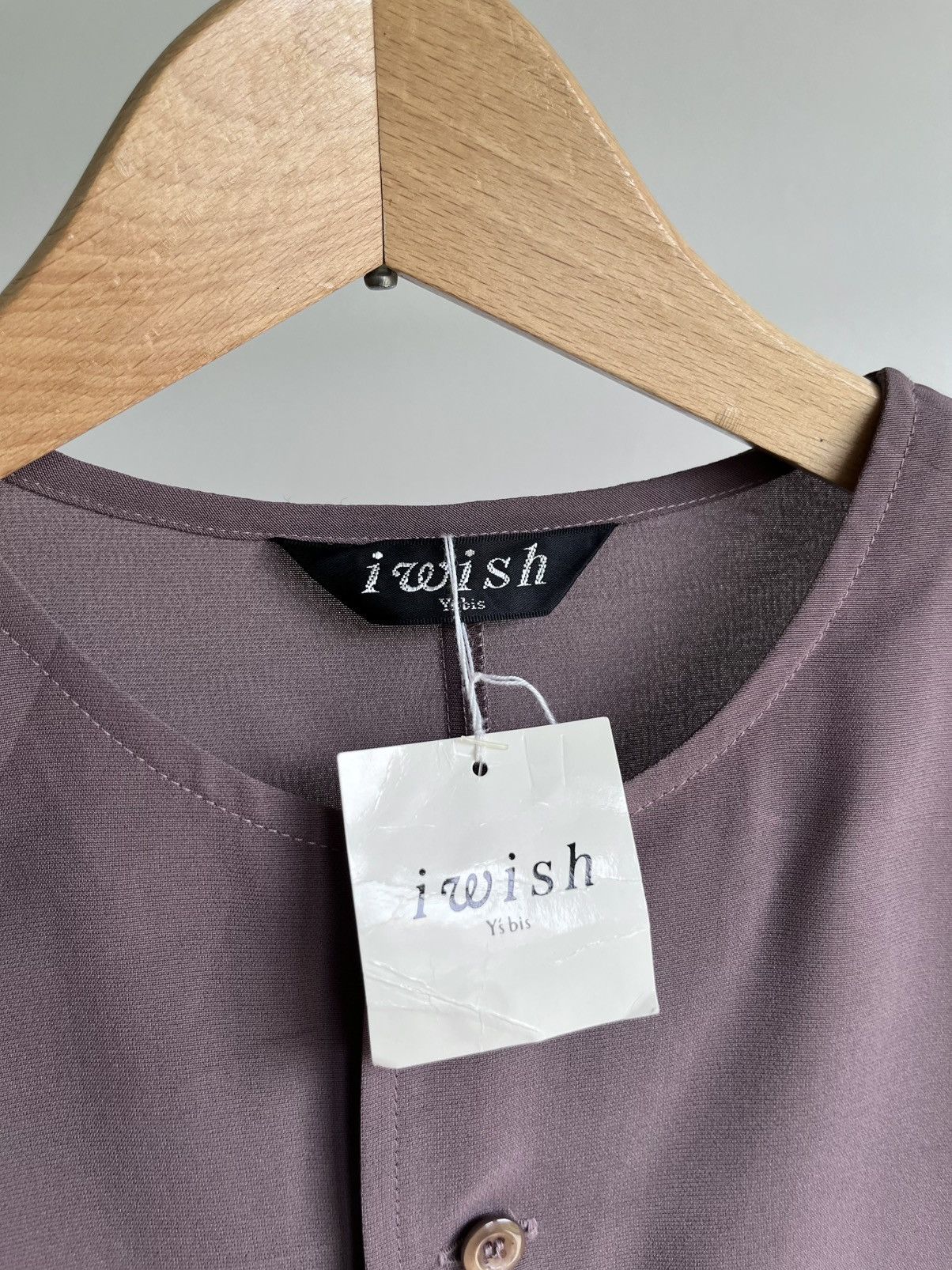 Yohji Yamamoto 90s Yohji Yamamoto IWish by Y's Bis cropped button up shirt Size S / US 4 / IT 40 - 2 Thumbnail