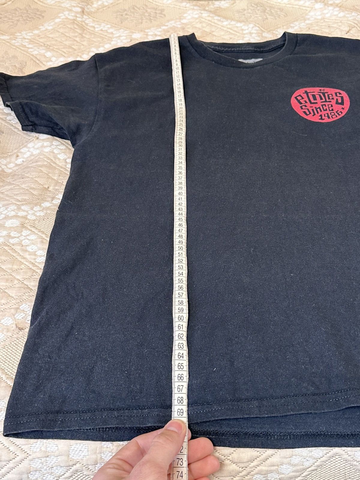 Etnies 🔥 Vintage Y2K Big Logo Etnies Graphic T Shirt Art Black Punk Size US L / EU 52-54 / 3 - 8 Thumbnail