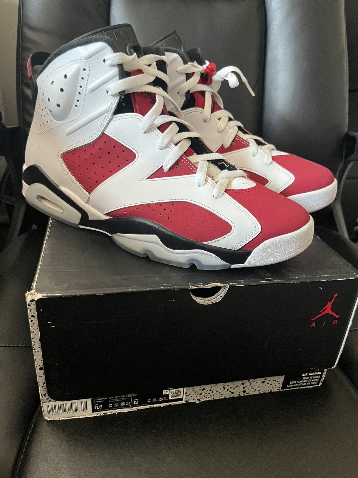6s jordan carmine