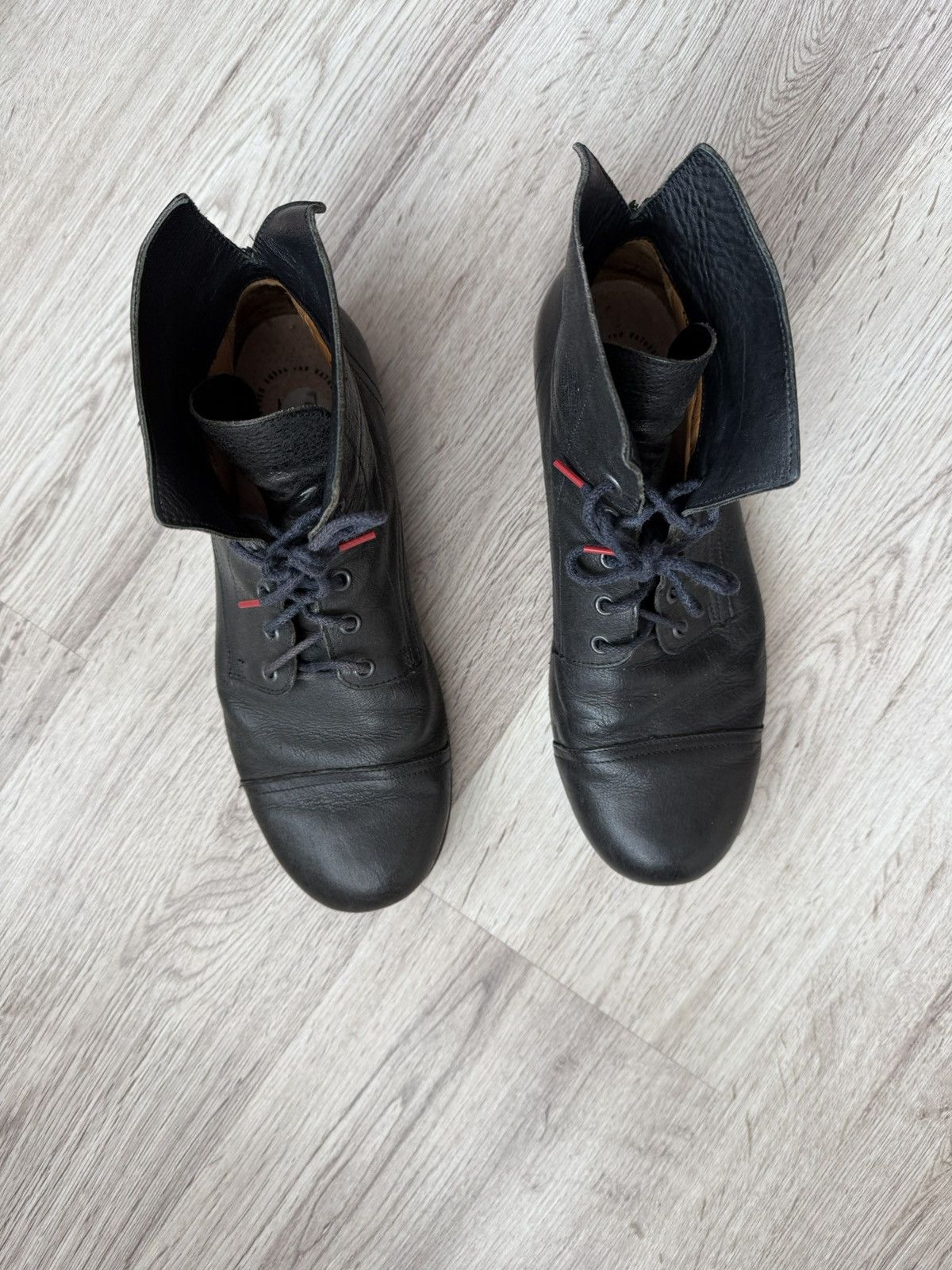 Other Think! Black Leather Boots EU 41 Minimal Comfort Derby Size US 8 / EU 41 - 23 Thumbnail