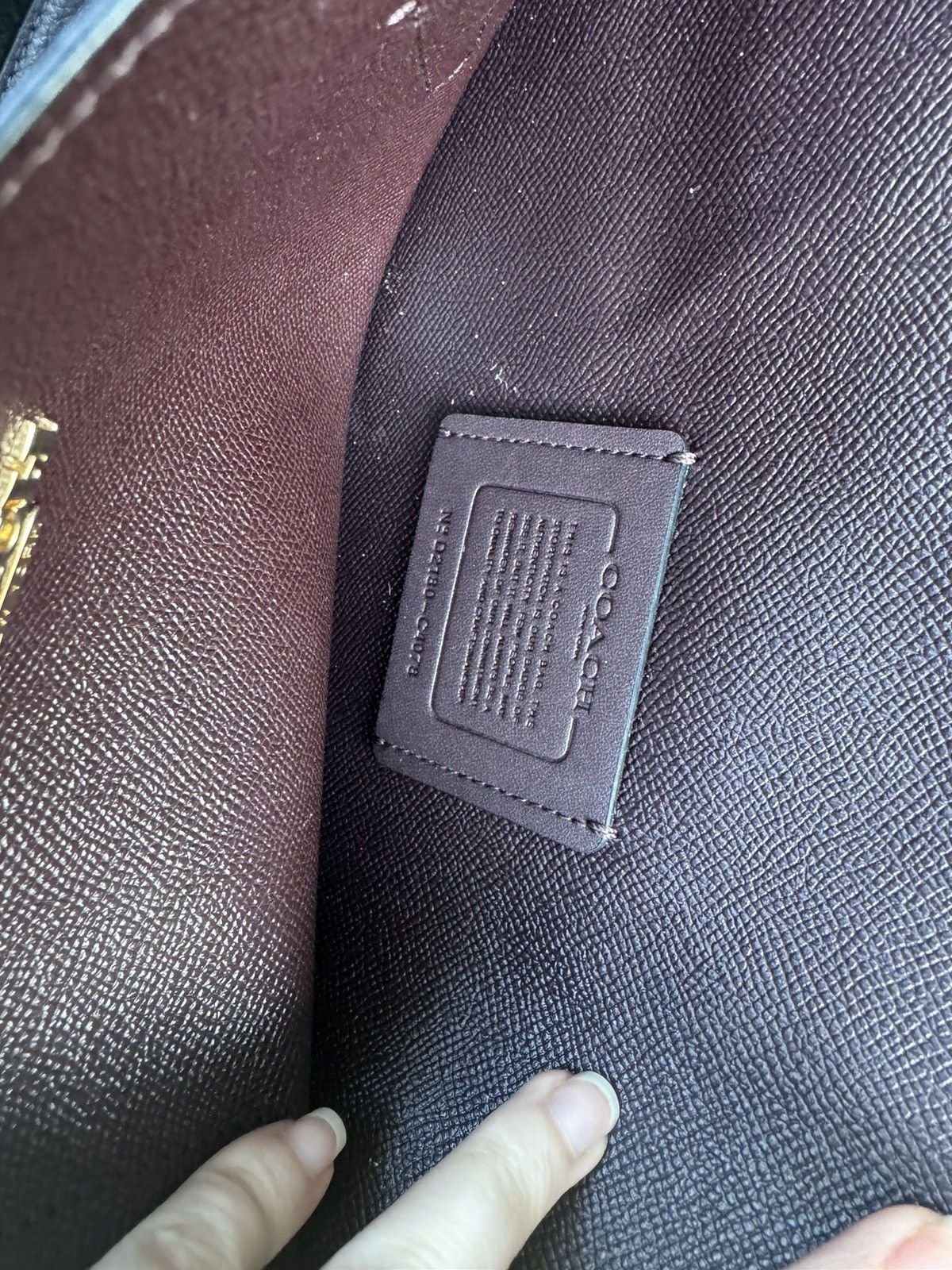 Coach Blue and maroon purse Size ONE SIZE - 2 Thumbnail