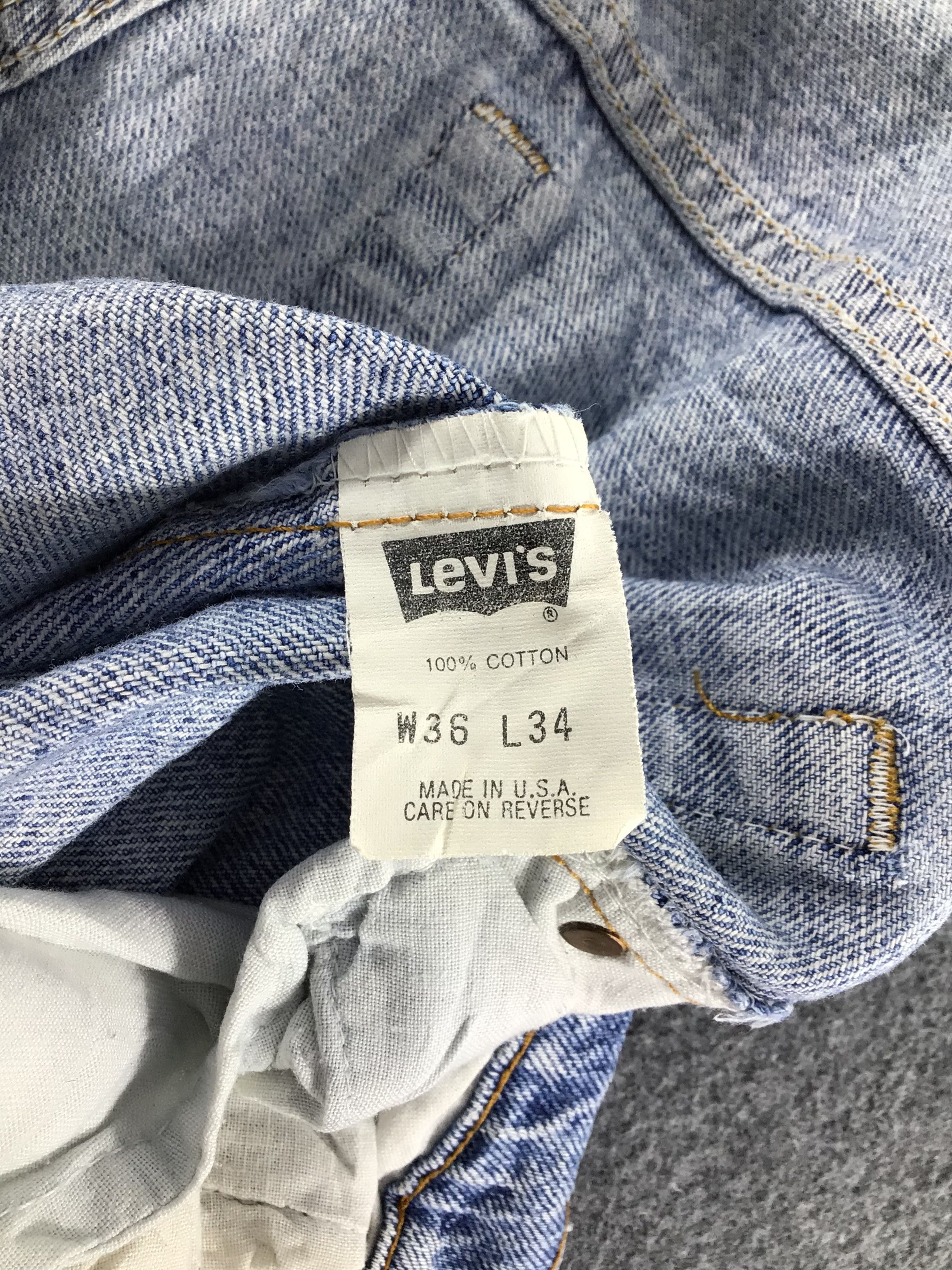 Levi's Vintage Levis 540 Jeans Dirty Distressed Denim -J525 Size US 36 / EU 52 - 10 Thumbnail